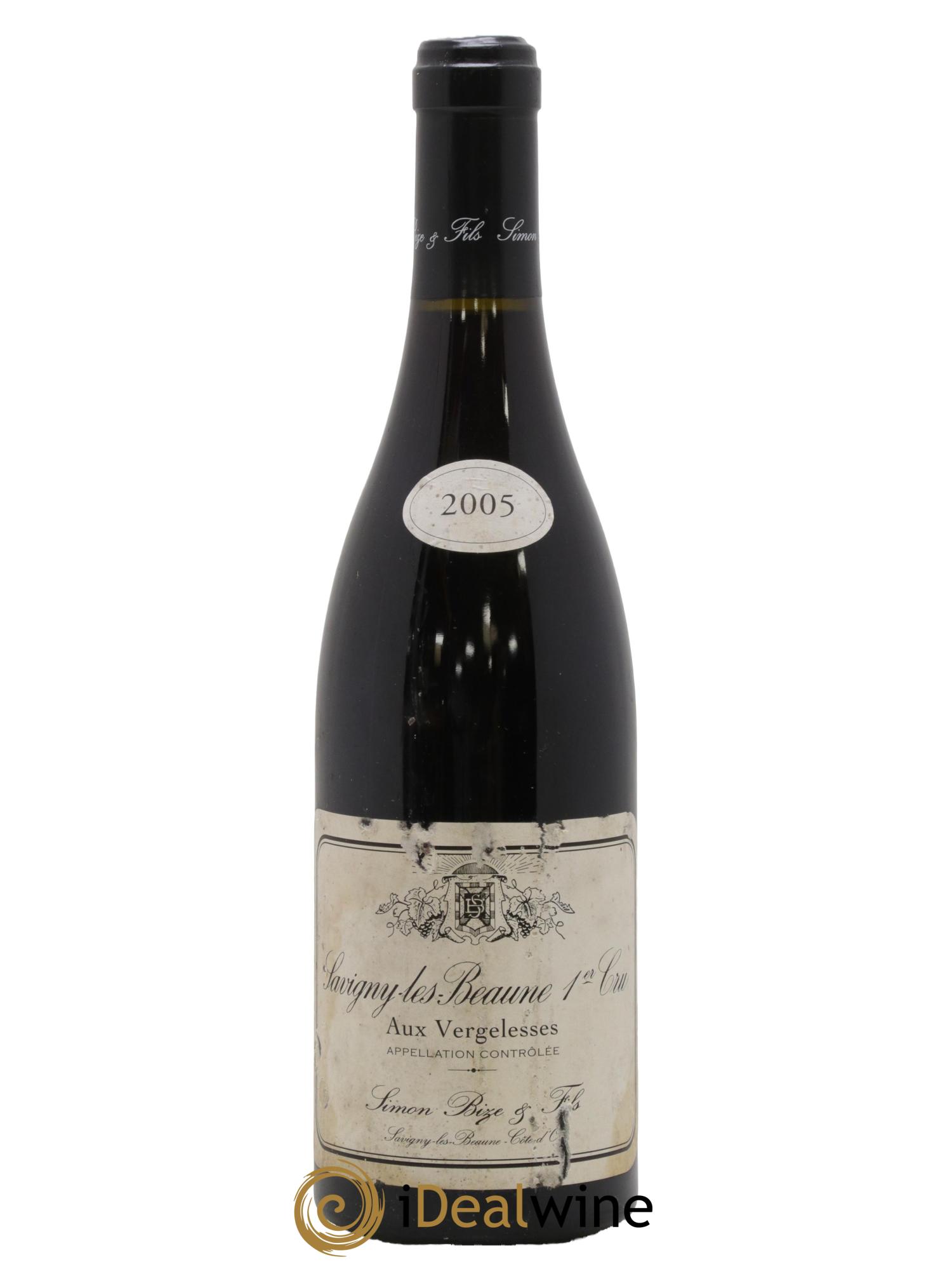 Savigny-lès-Beaune 1er Cru Aux Vergelesses Simon Bize & Fils 2005 - Lot de 1 bouteille - 0