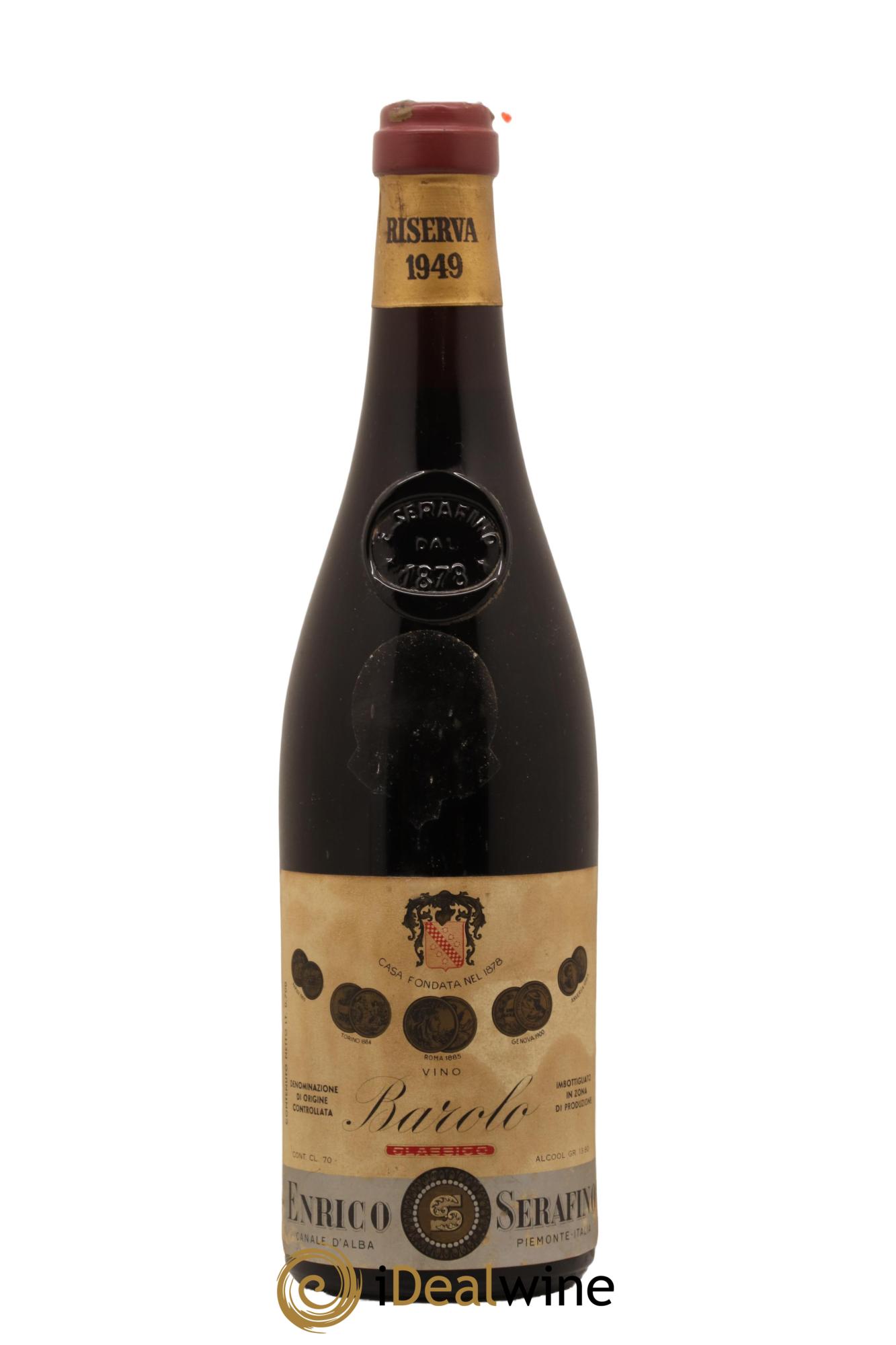 Barolo DOCG Riserva Classico Enrico Serafino 1949 - Lot de 1 bouteille - 0