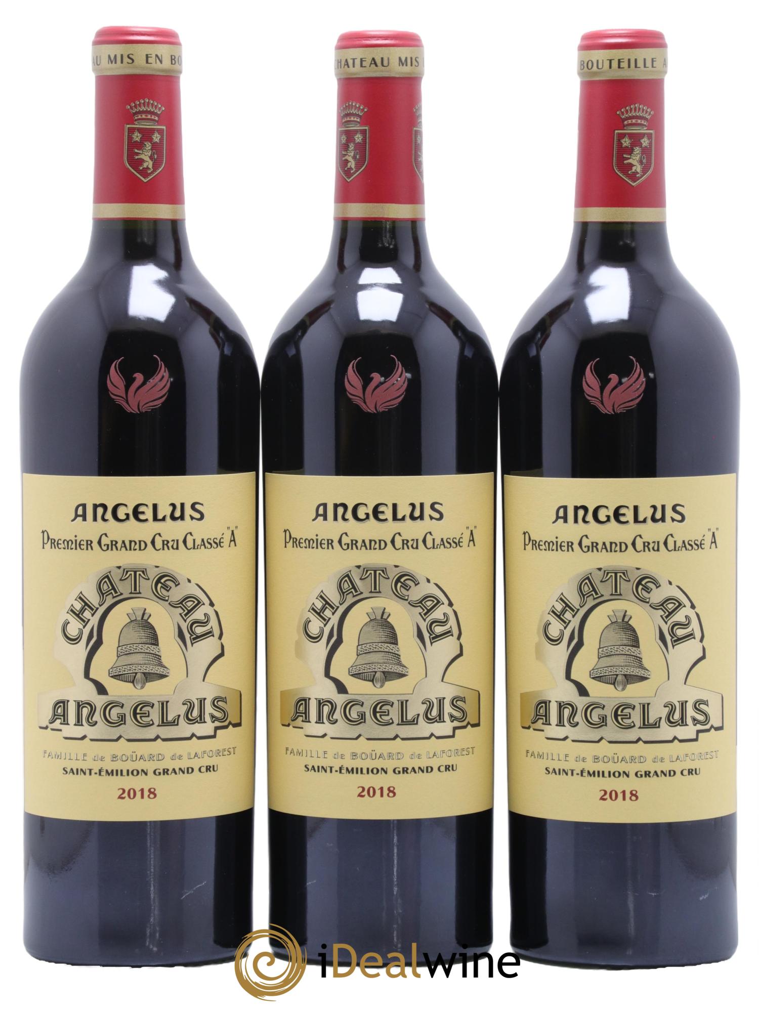 Château Angélus 1er Grand Cru Classé A  2018 - Lot de 6 bouteilles - 1
