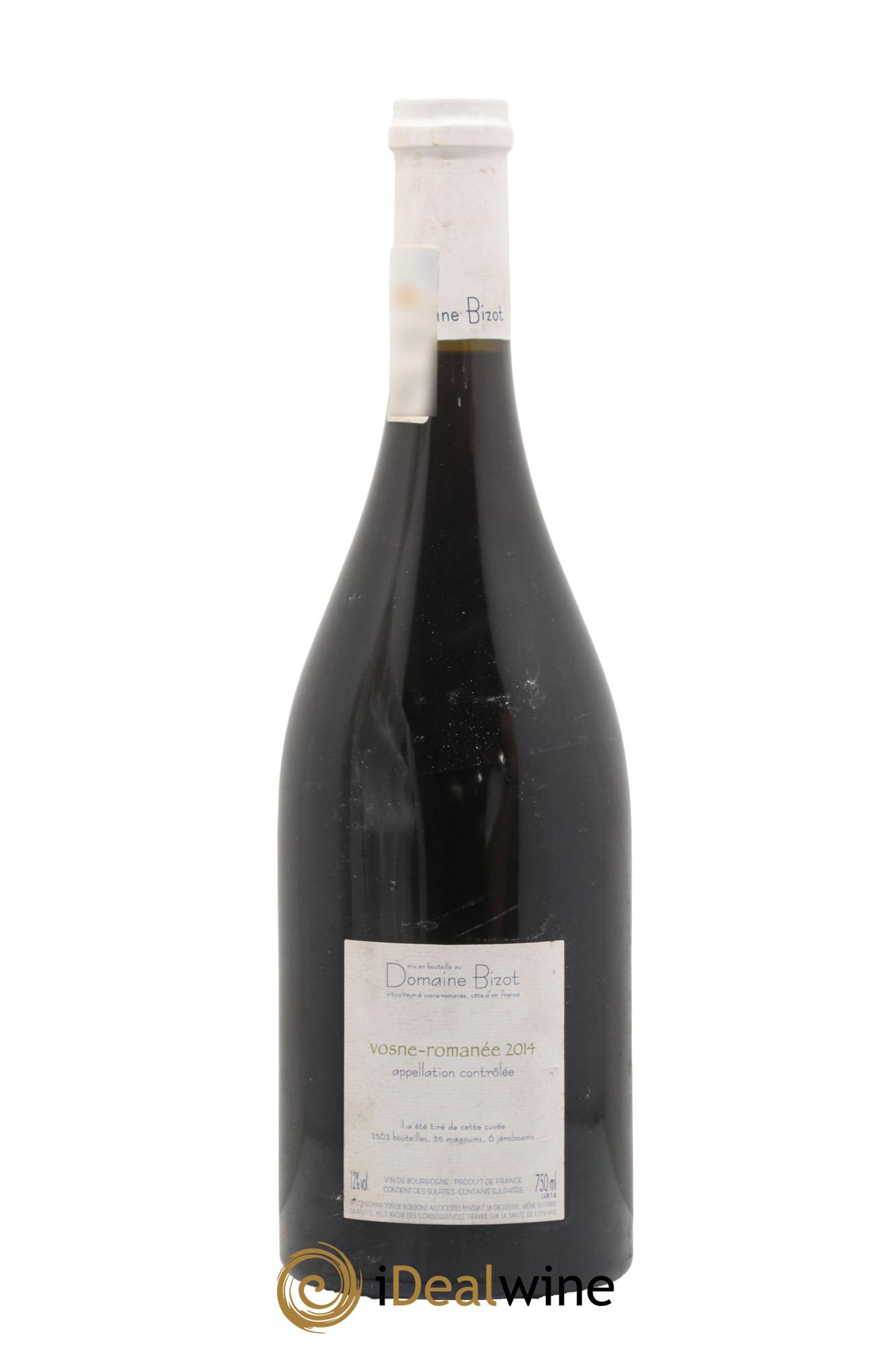 Vosne-Romanée Bizot (Domaine) 2014 - Lotto di 1 bottiglia - 1