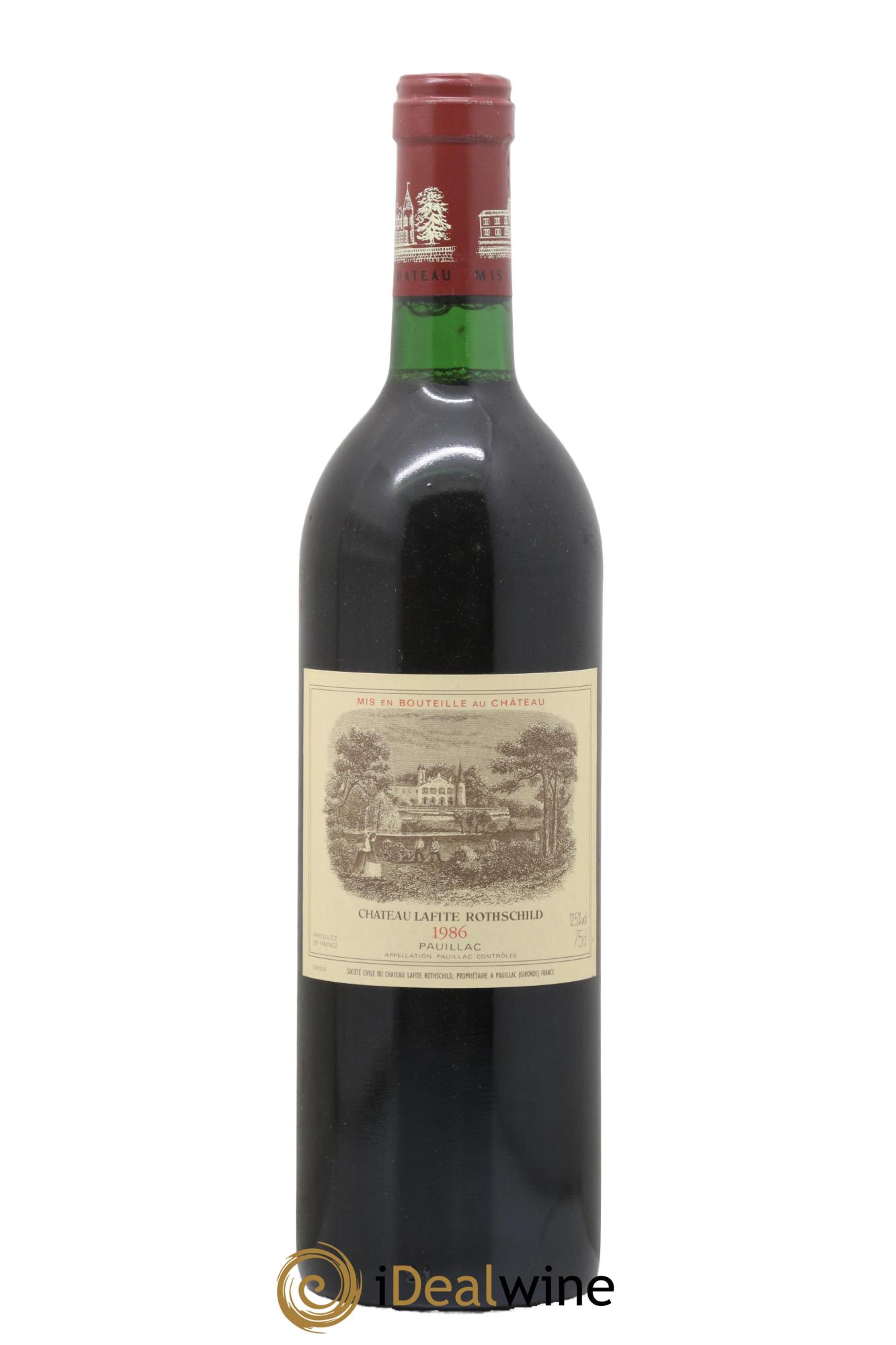 Château Lafite Rothschild 1er Grand Cru Classé 1986 - Lotto di 1 bottiglia - 0