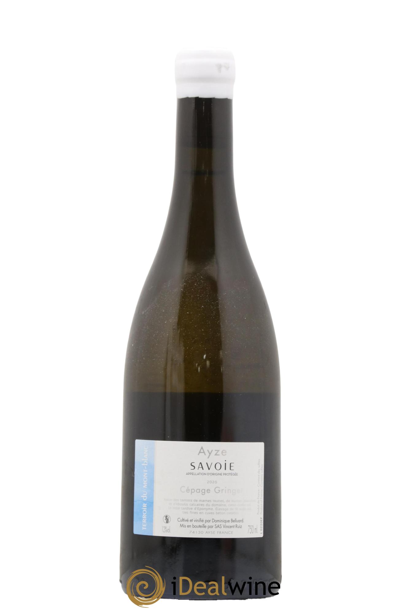 Vin de Savoie Eponyme Domaine Belluard 2020 - Lot de 1 bouteille - 1