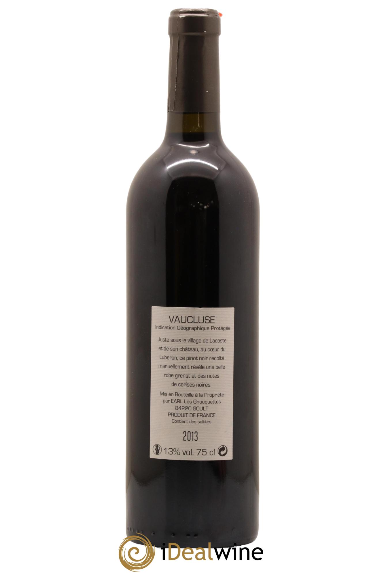 IGP Vaucluse LQLC Pinot Noir Les Gnouquettes 2013 - Lot de 1 bouteille - 1