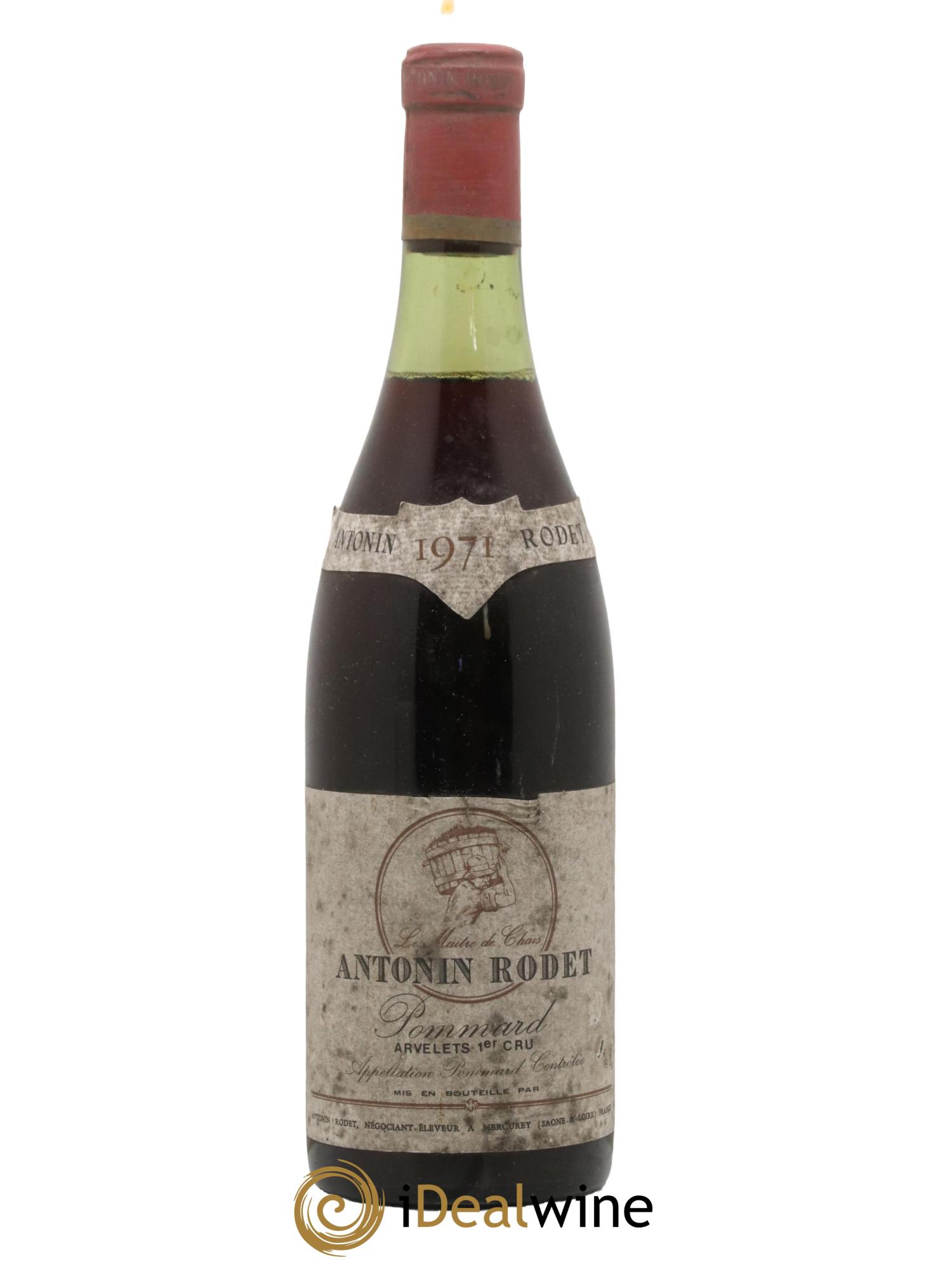 Pommard 1er Cru Les Arvelets Antonin Rodet 1971 - Lot de 1 bouteille - 0