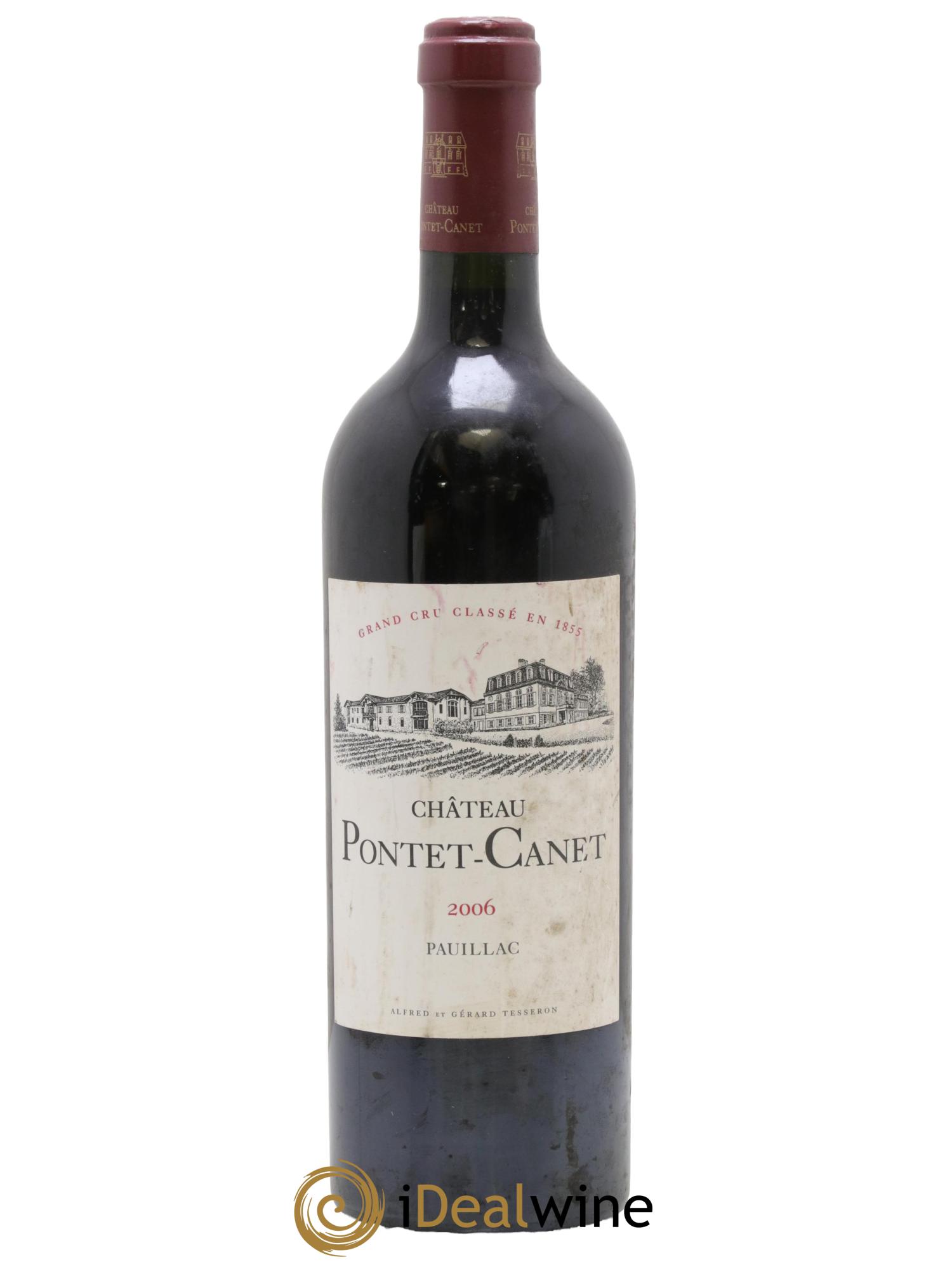 Château Pontet Canet 5ème Grand Cru Classé 2006 - Lot de 1 bouteille - 0