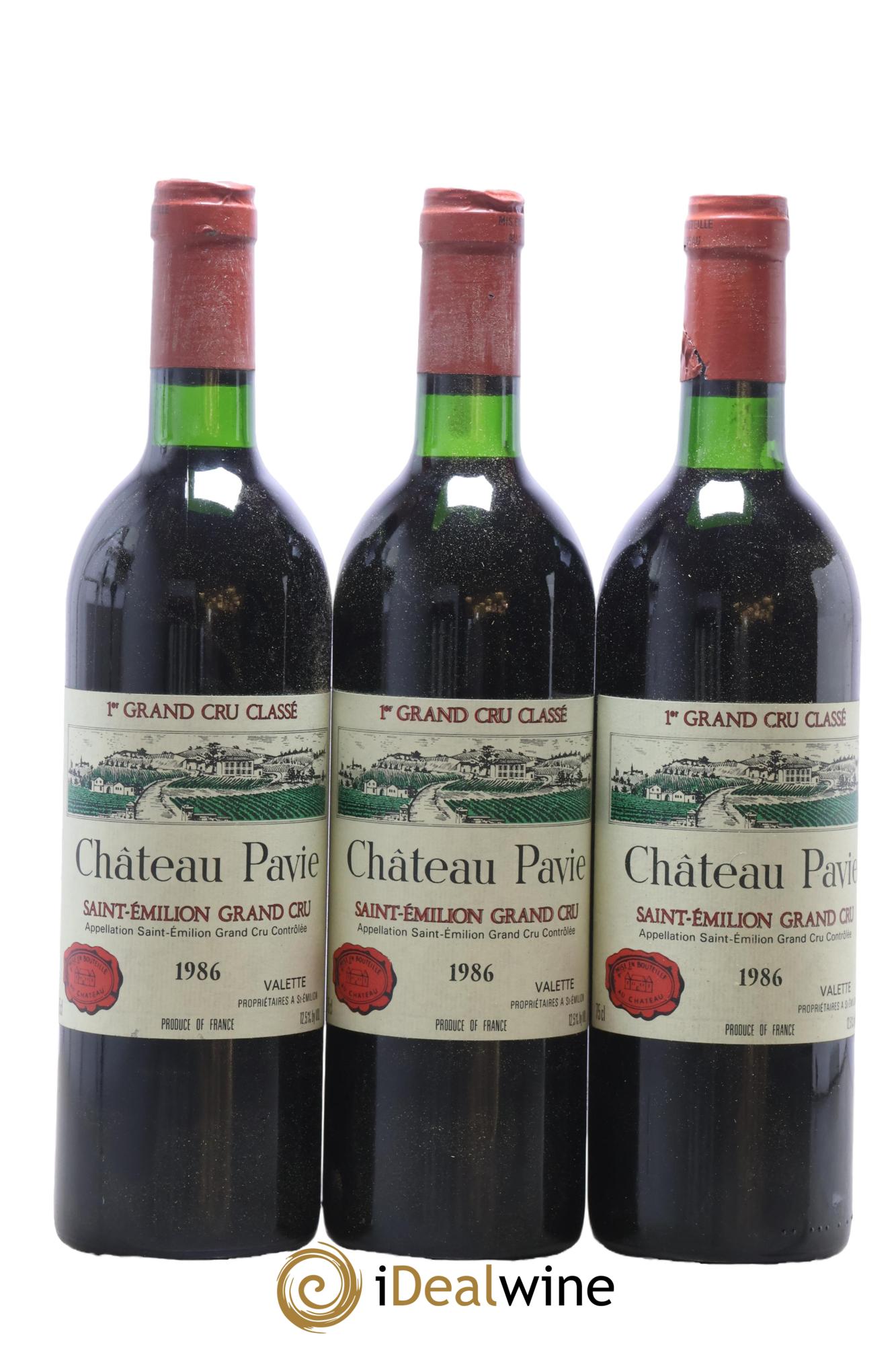 Château Pavie 1er Grand Cru Classé A 1986 - Lot of 12 bottles - 4