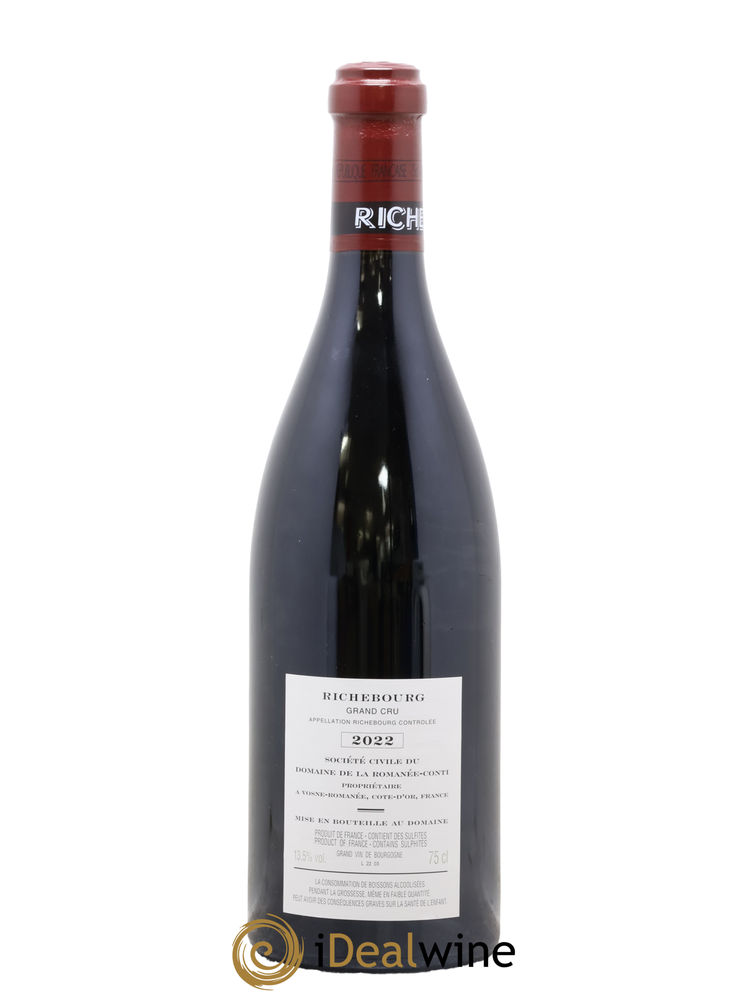 Richebourg Grand Cru Domaine de la Romanée-Conti 2022 - Lote de 1 botella - 1