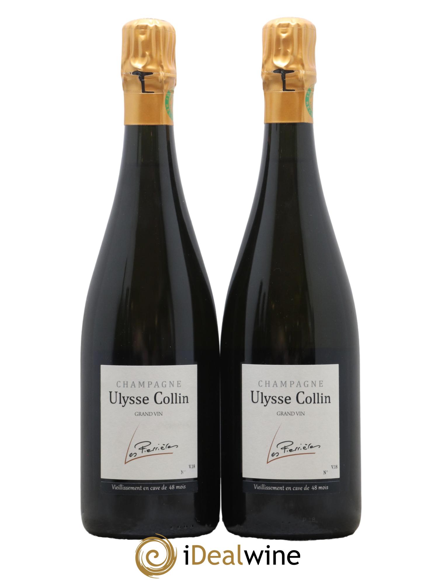 Les Pierrières Blancs de Blancs Extra-Brut Ulysse Collin - Lot de 2 bouteilles - 0