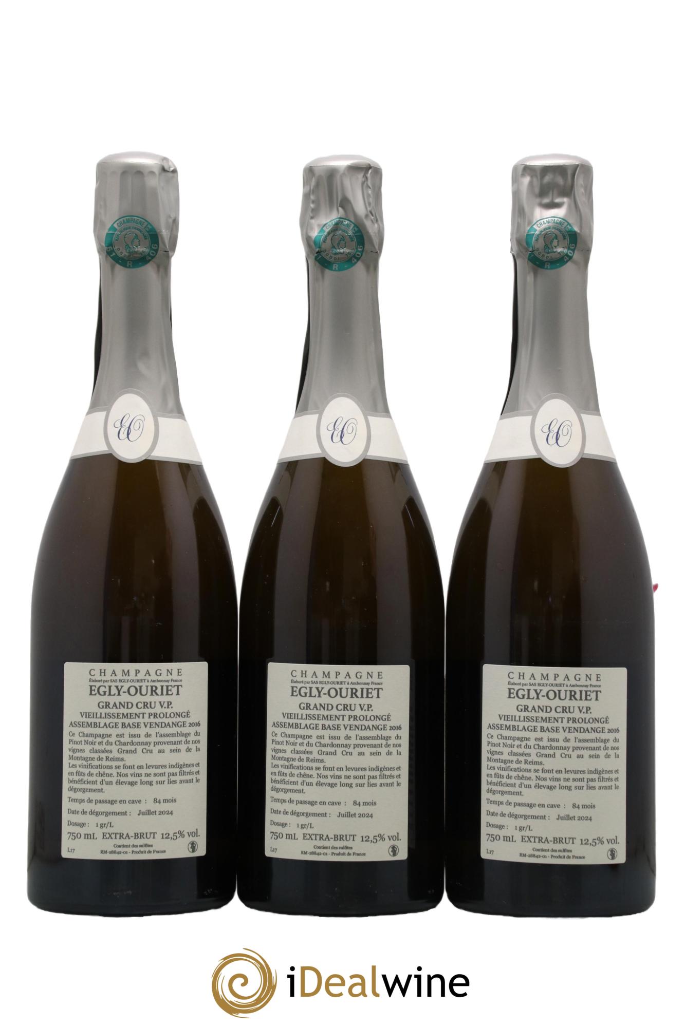 Extra-Brut VP Egly-Ouriet - Lot de 3 bouteilles - 1