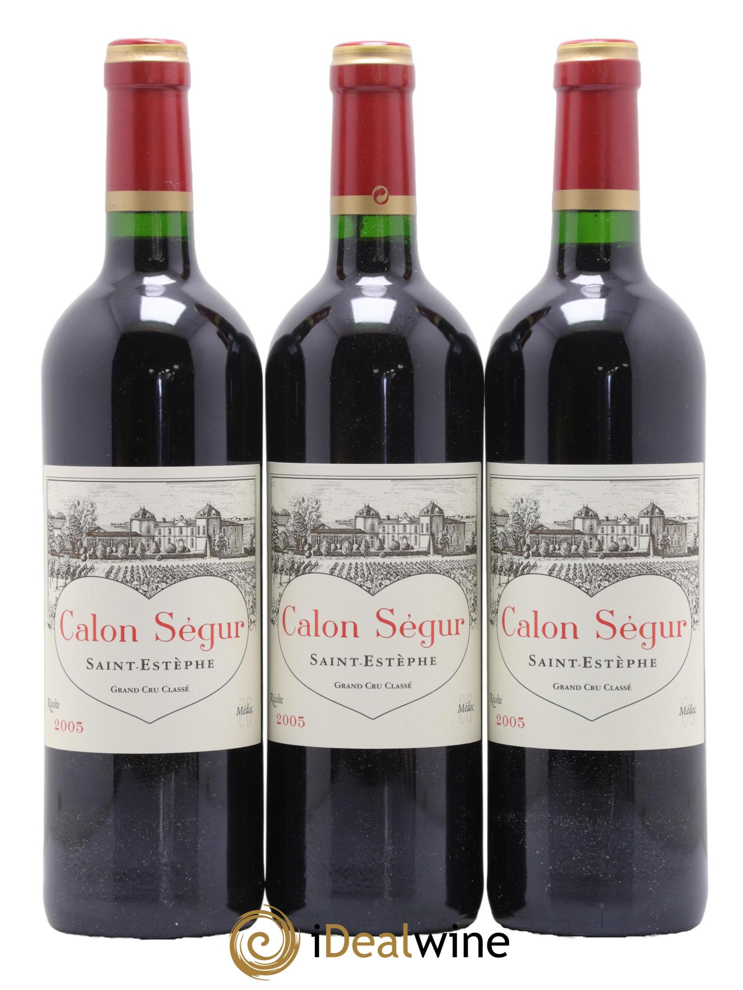 Château Calon Ségur 3ème Grand Cru Classé 2005 - Lot de 12 bouteilles - 3