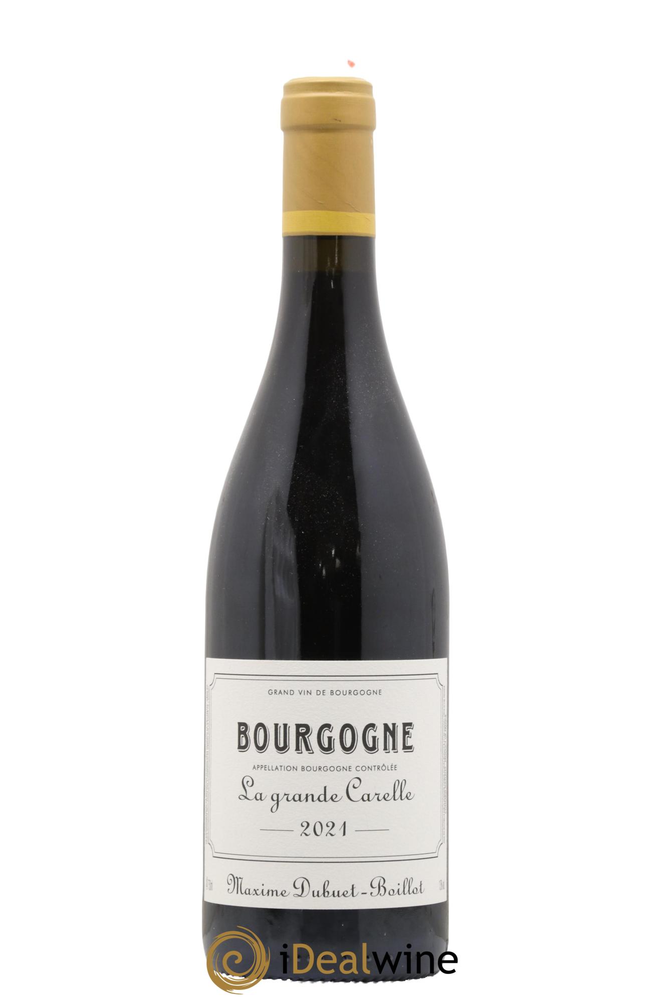 Bourgogne La Grande Carelle Maxime Dubuet Boillot 2021 - Lot de 1 bouteille - 0