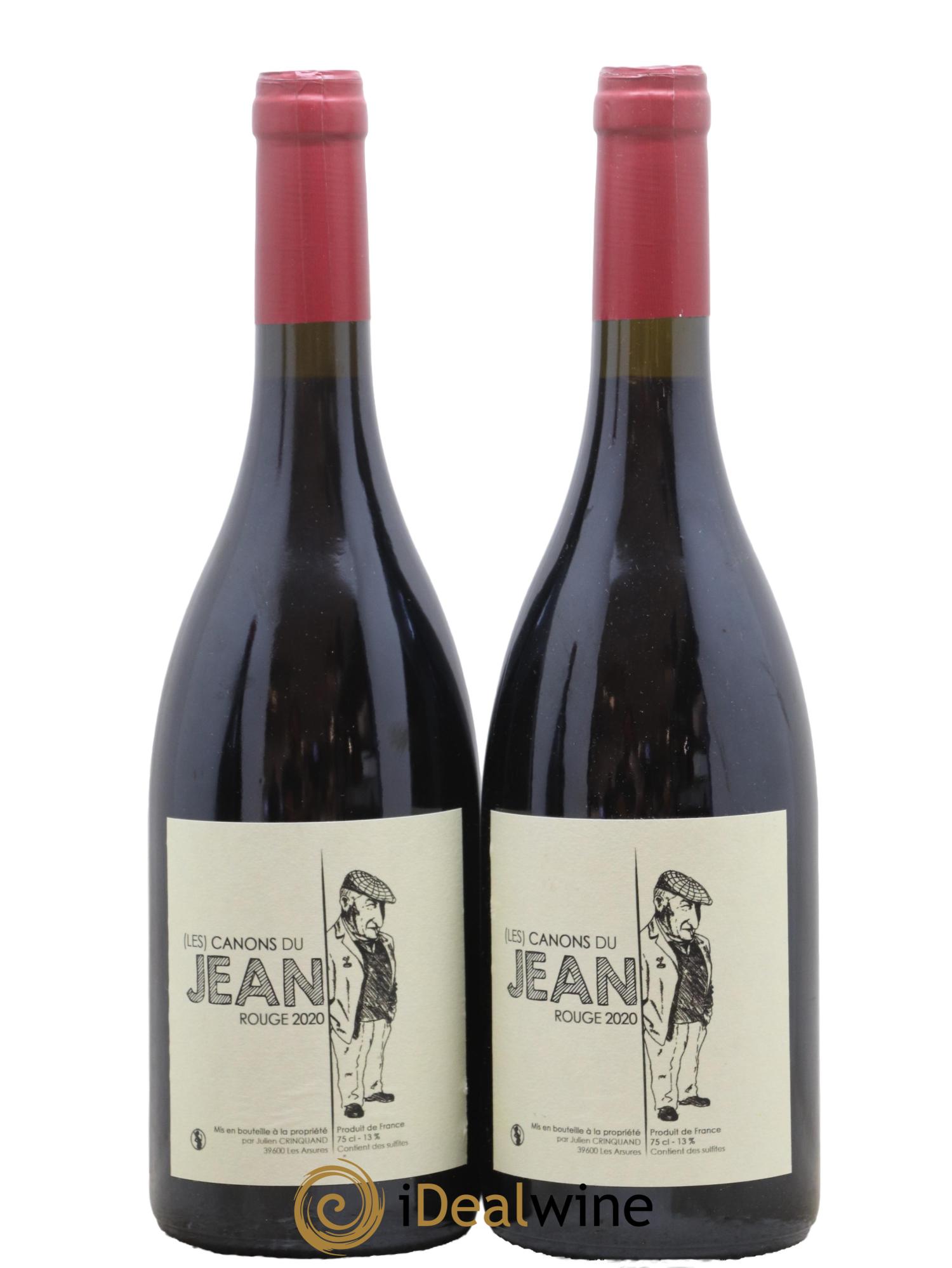 Vin de France Le Rouge Les Canons du Jean 2020 - Lot de 2 bouteilles - 0