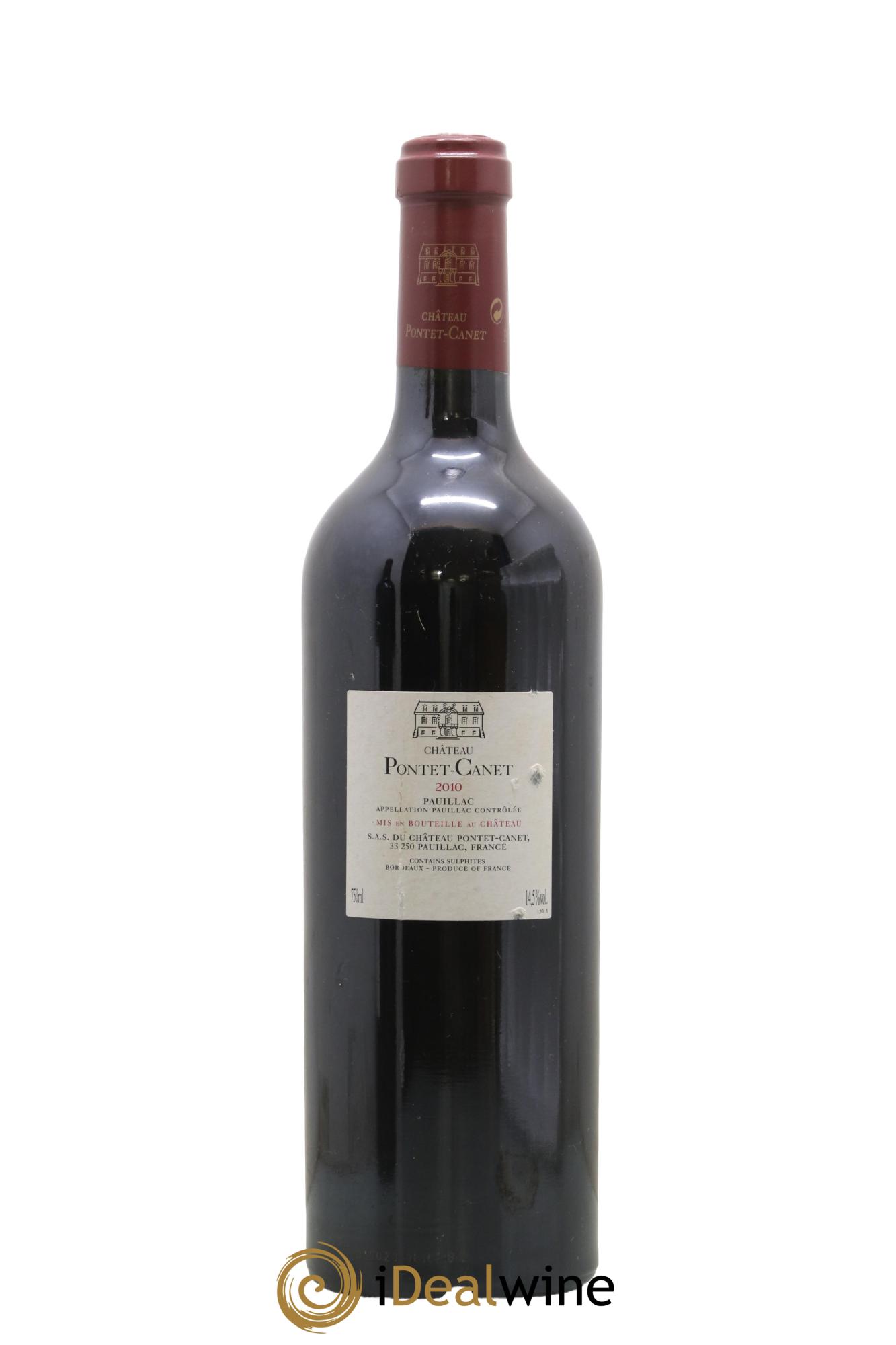 Château Pontet Canet 5ème Grand Cru Classé 2010 - Lot of 1 bottle - 1
