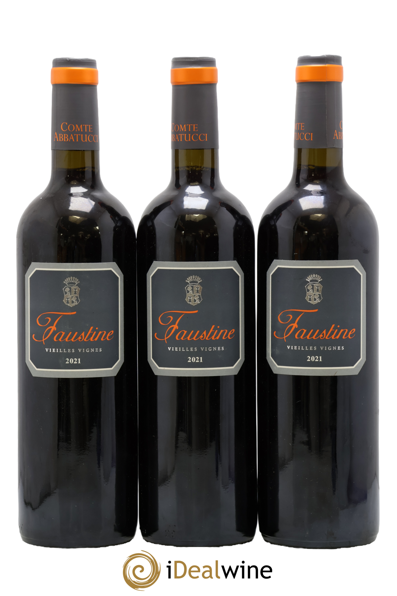 Vin de France Faustine Vieilles Vignes Comte Abbatucci (Domaine) 2021 - Lot of 3 bottles - 0