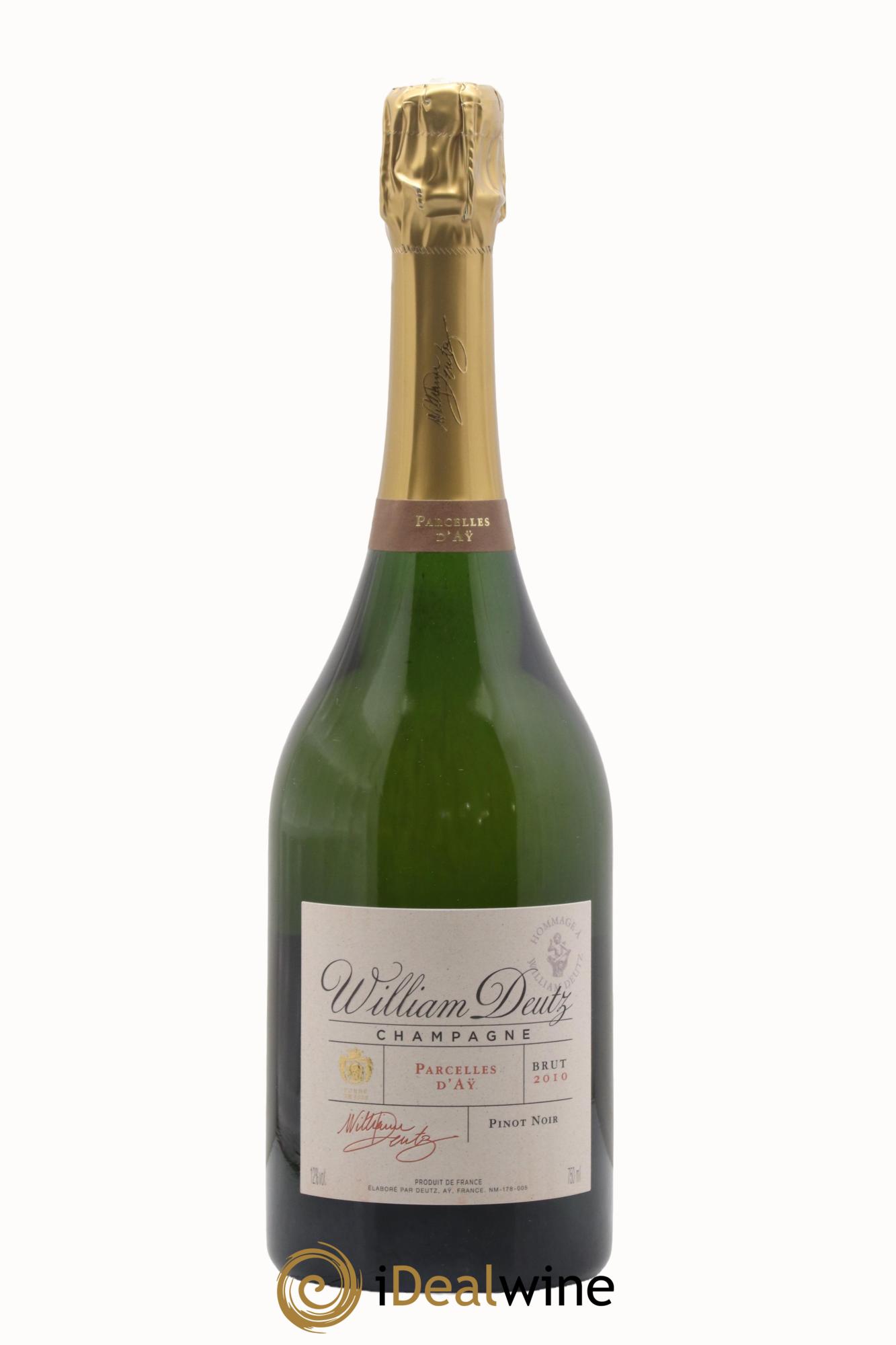 Champagne Parcelles d'Ay Pinot Noir William Deutz 2010 - Lot of 1 bottle - 1