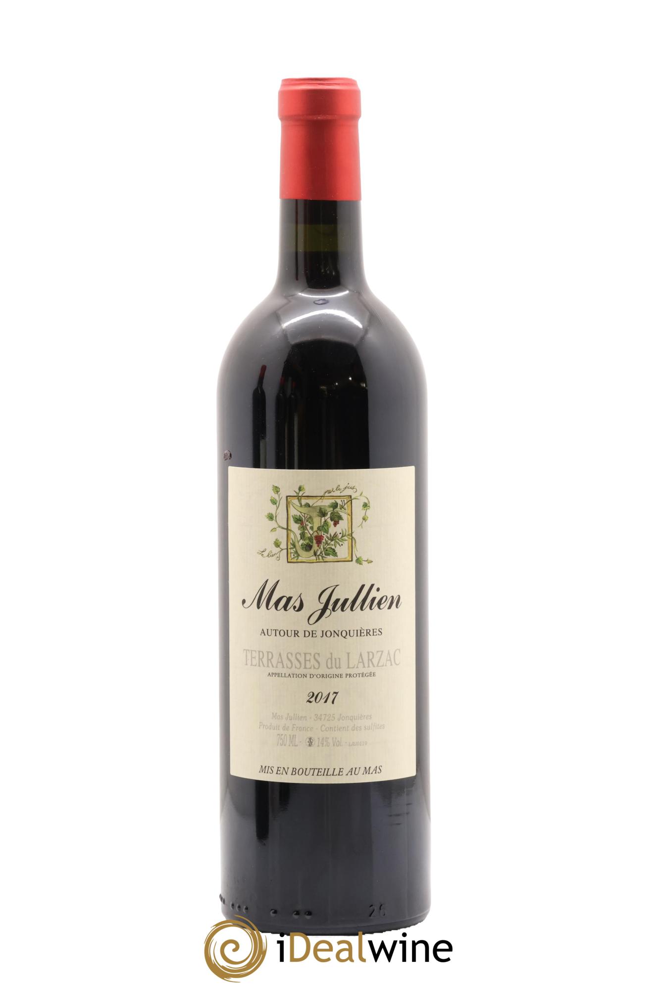 Terrasses du Larzac Mas Jullien Autour de Jonquières Olivier Jullien 2017 - Lot of 1 bottle - 0