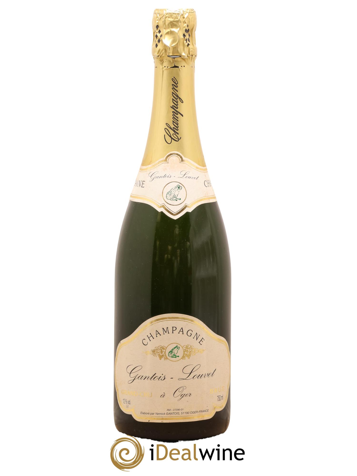 Champagne Grand Cru Gantois-Louvet - Lot de 1 bouteille - 0