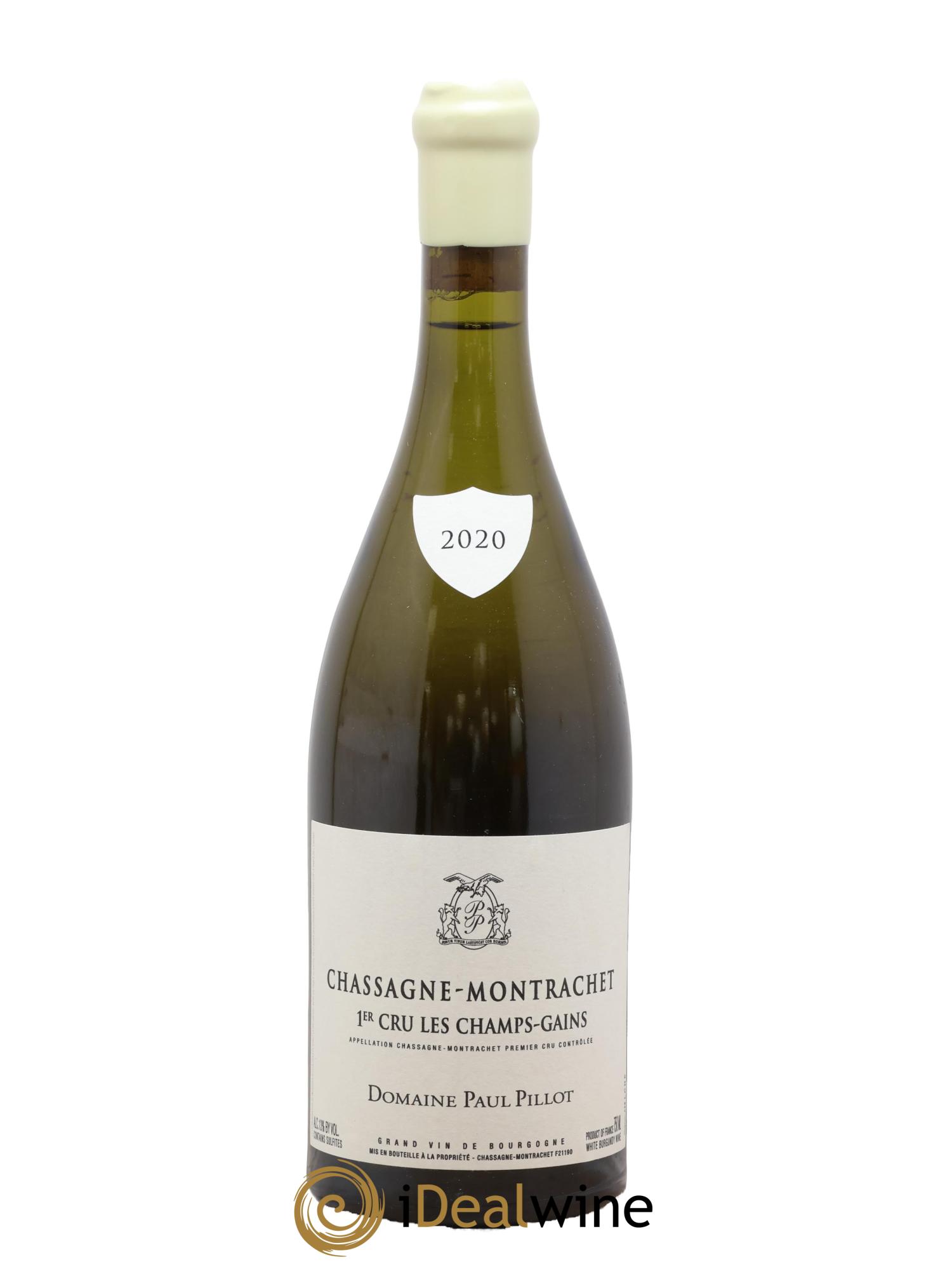 Chassagne-Montrachet 1er Cru Champs Gains Paul Pillot (Domaine) 2020 - Lotto di 1 bottiglia - 0