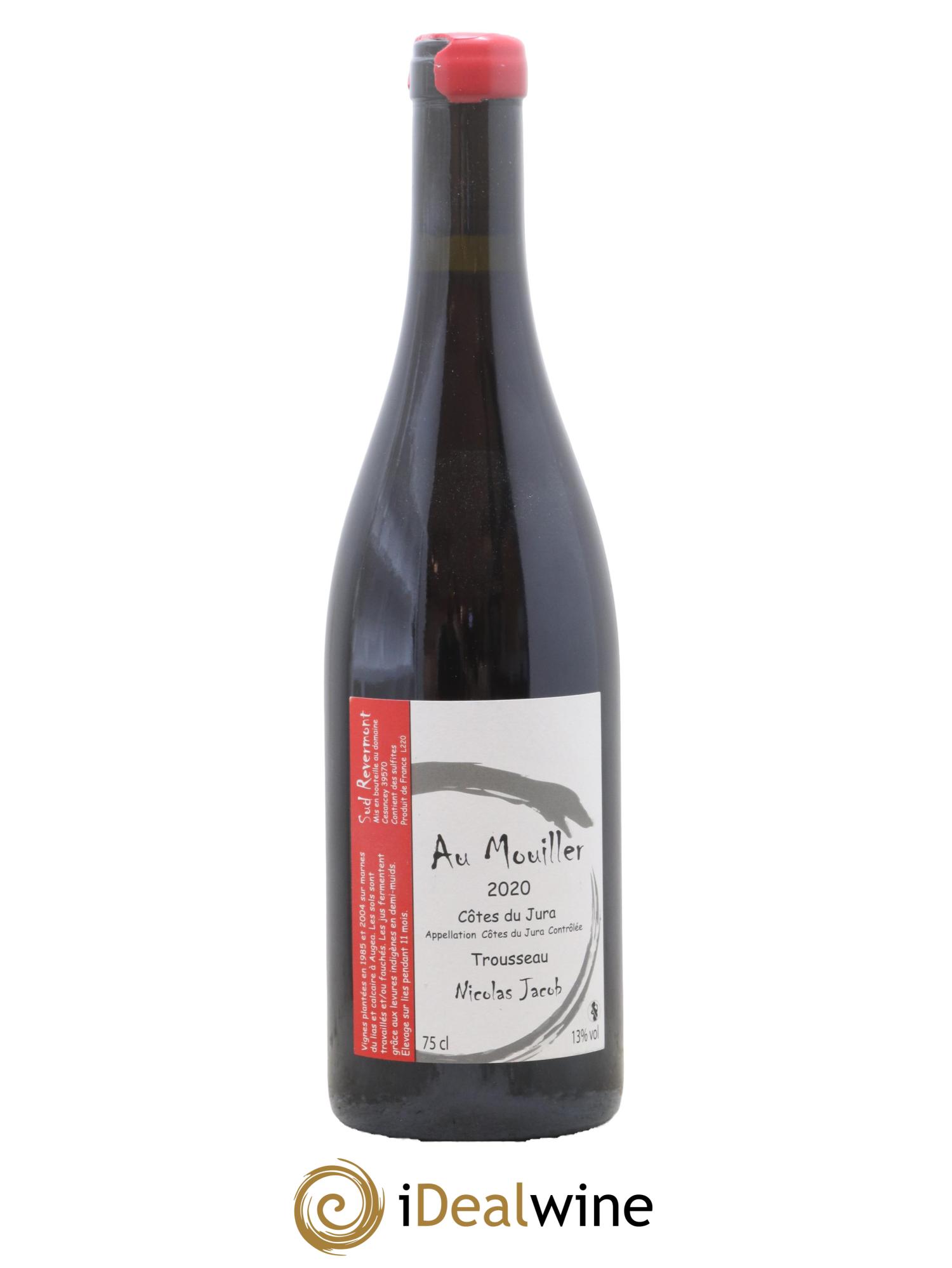 Côtes du Jura Trousseau Au Mouiller Nicolas Jacob 2020 - Lot de 1 bouteille - 0