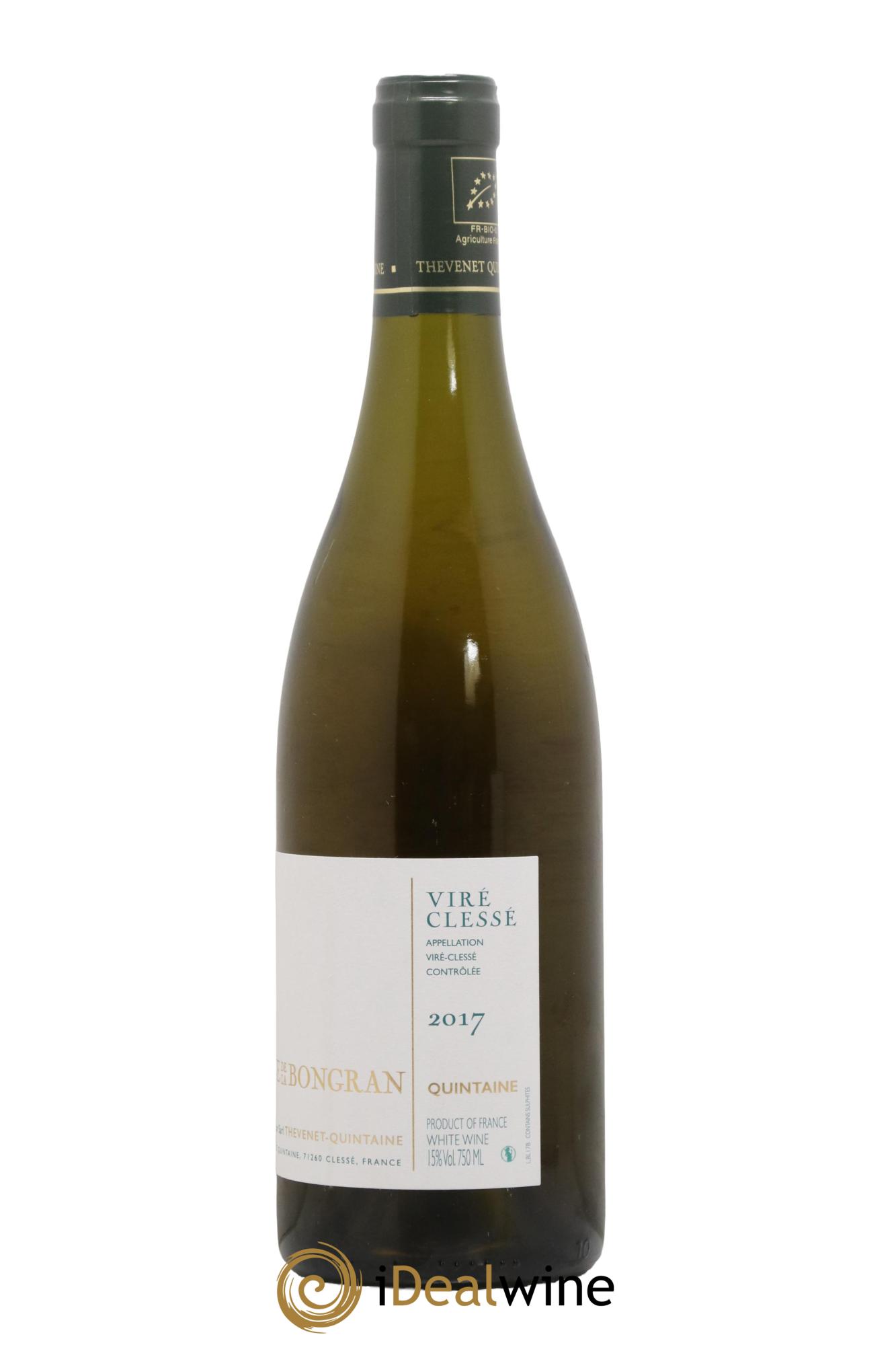 Viré-Clessé Cuvée Levroutée Domaine de la Bongran (J.Thevenet)  2017 - Lot de 1 bouteille - 1
