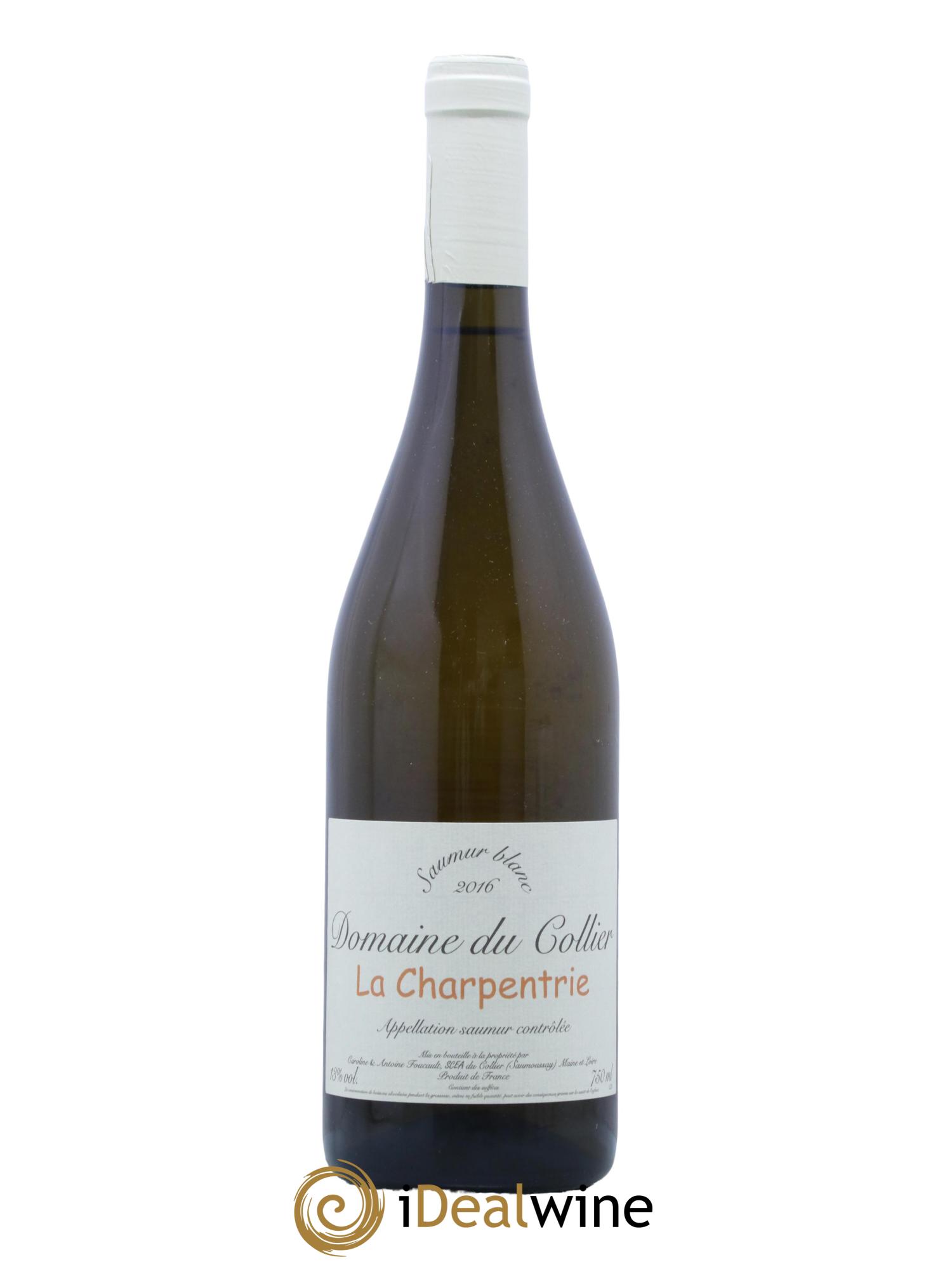 Saumur La Charpentrie Domaine du Collier 2016 - Lotto di 1 bottiglia - 0