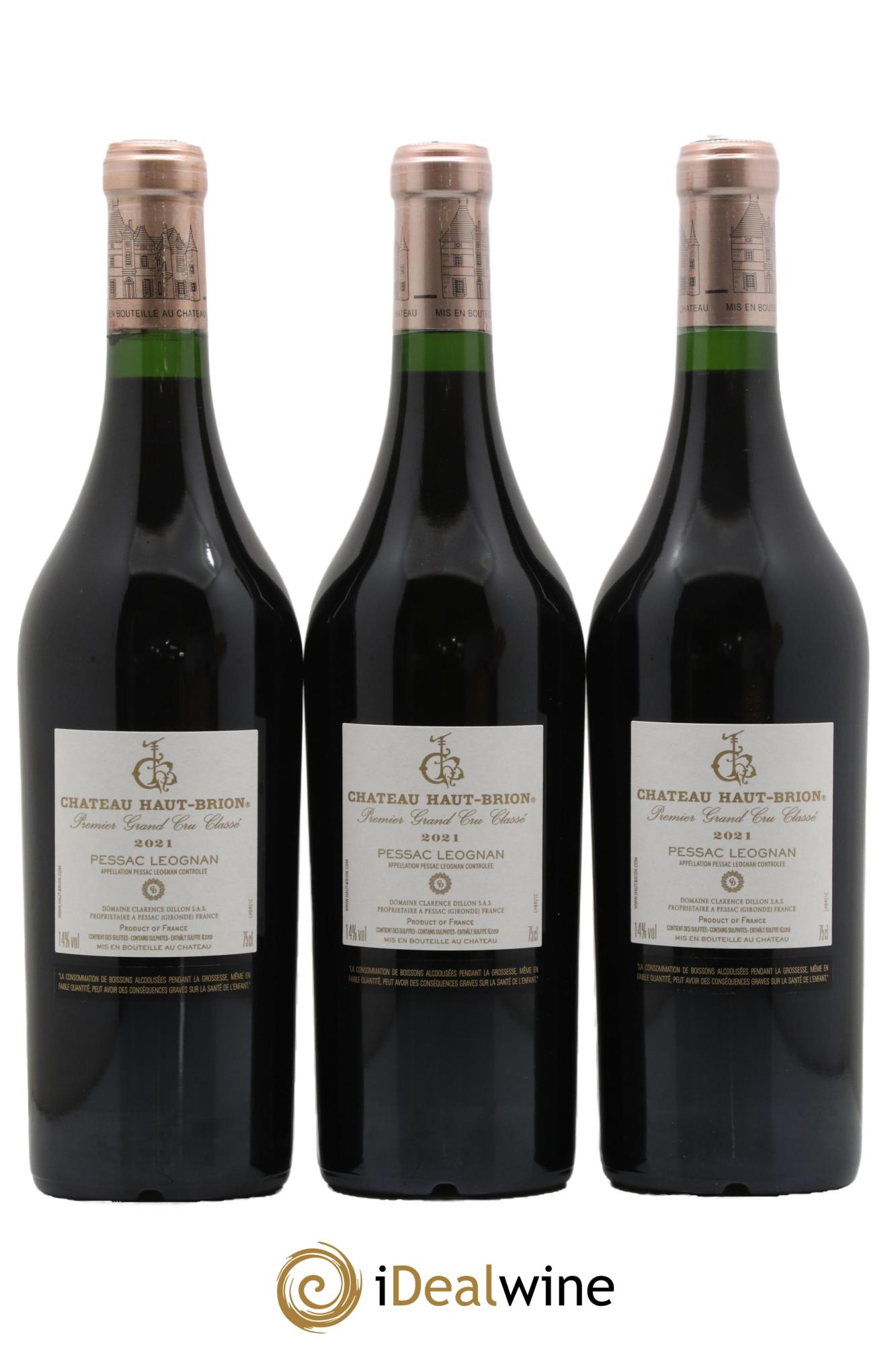 Château Haut Brion 1er Grand Cru Classé 2021 - Lotto di 6 bottiglie - 2