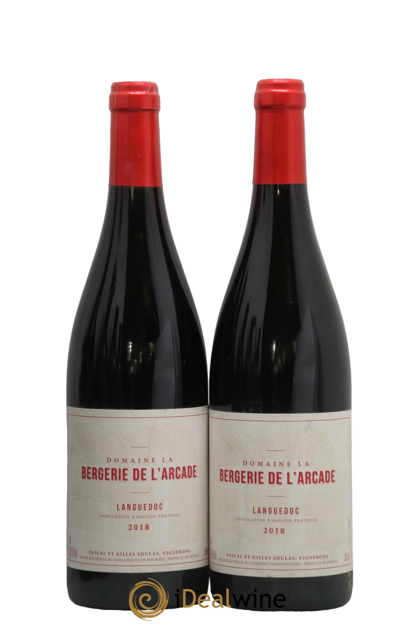 Languedoc La Bergerie de l'Arcade (Domaine) 2018 - Lot of 2 bottles - 0
