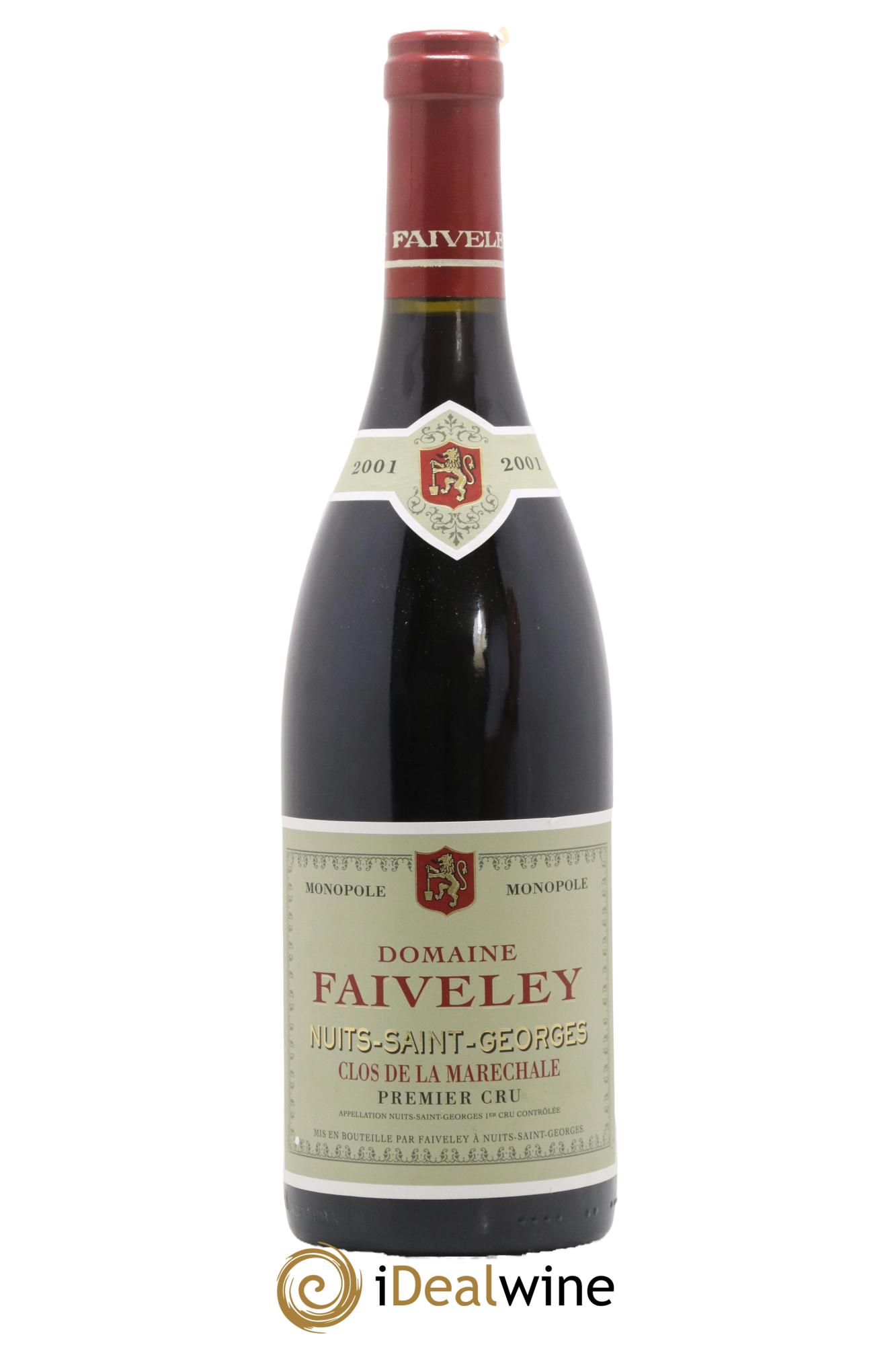 Nuits-Saint-Georges 1er Cru Clos de la Maréchale Faiveley 2001 - Lot de 1 bouteille - 0
