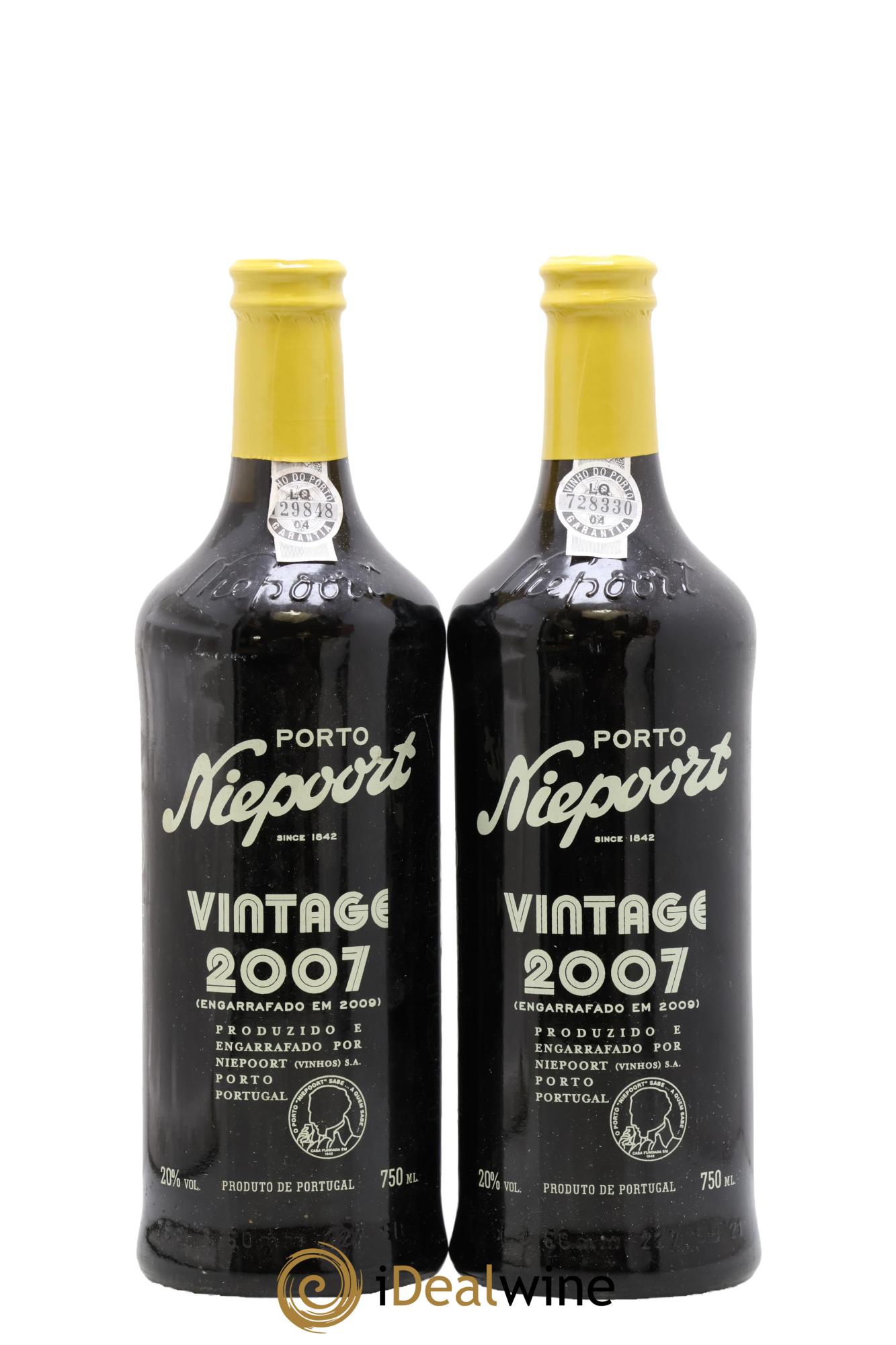 Porto Vintage Niepoort 2007 - Lot of 2 bottles - 0
