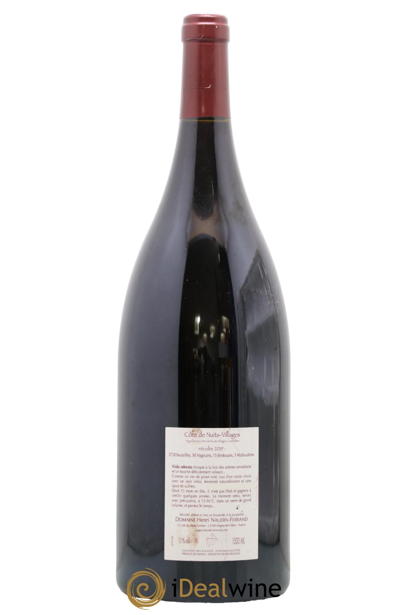 Côte de Nuits-Villages Viola Odorata Naudin-Ferrand (Domaine) 2019 - Posten von 1 Magnum - 1
