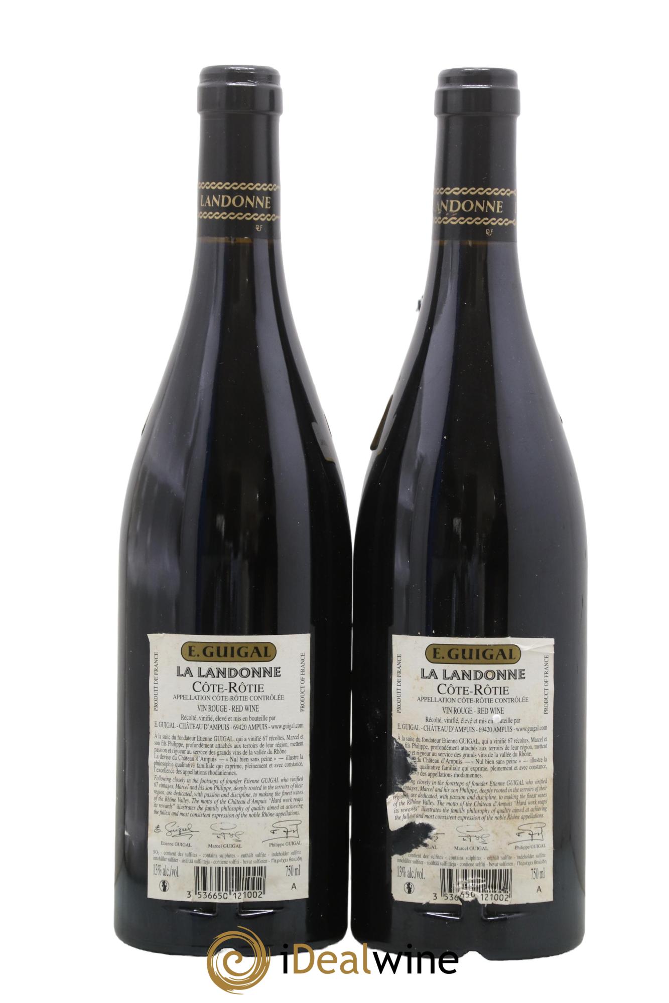 Côte-Rôtie La Landonne Guigal  2014 - Lotto di 2 bottiglie - 1