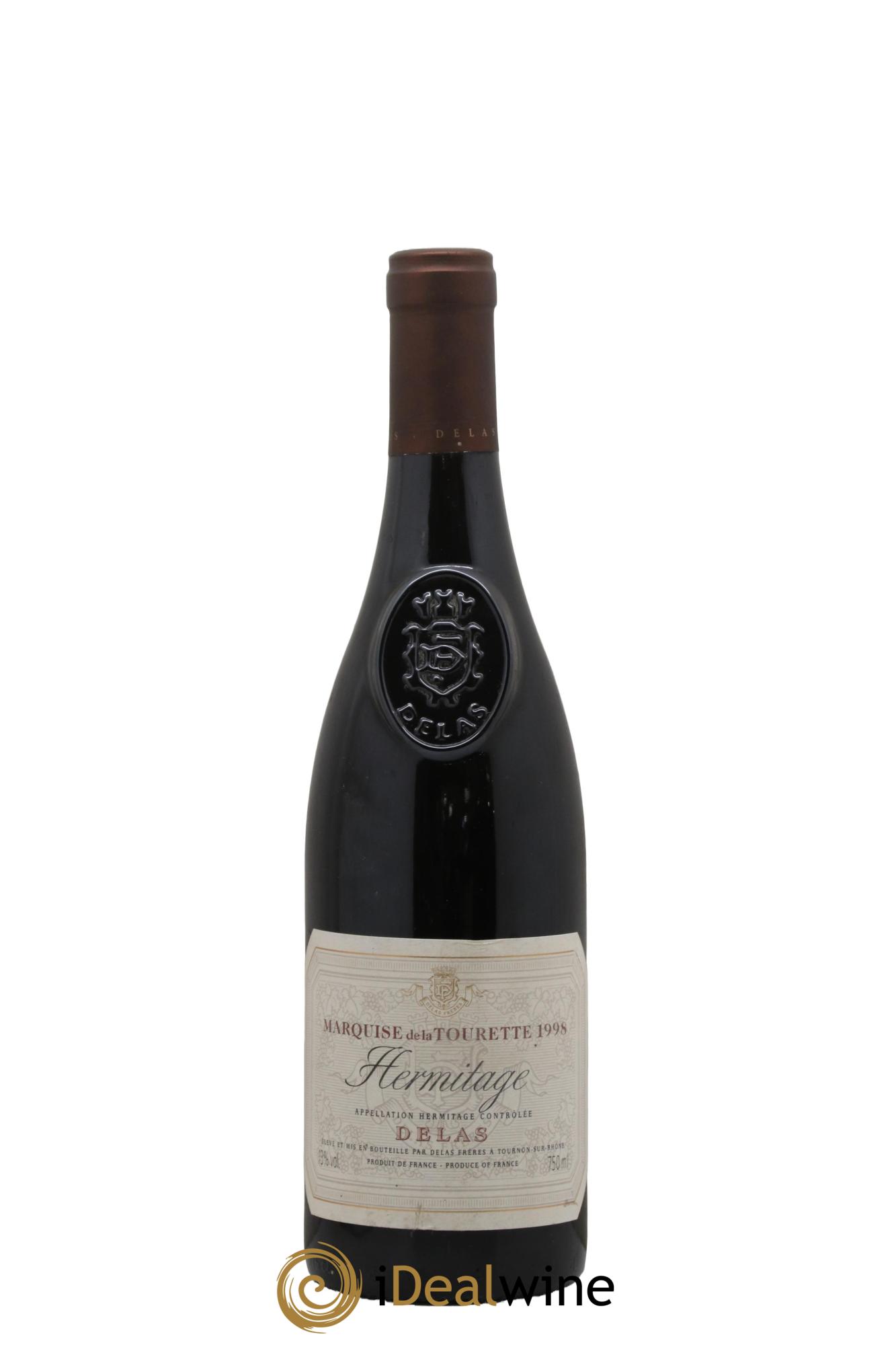 Hermitage Marquise de la Tourette Delas Frères 1998 - Lot of 1 bottle - 0