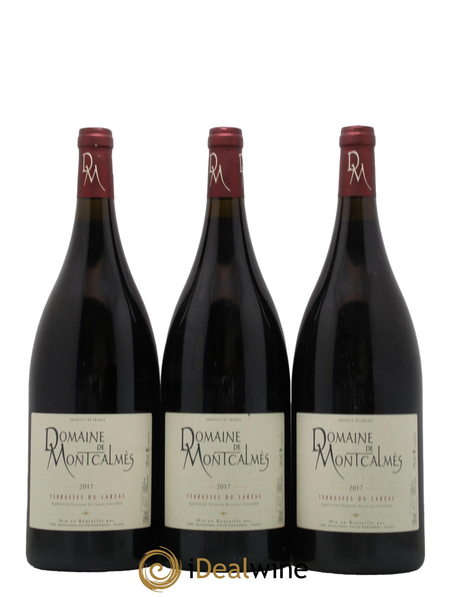 Terrasses du Larzac Domaine de Montcalmès Frédéric Pourtalié 2017 - Lot de 3 magnums - 0