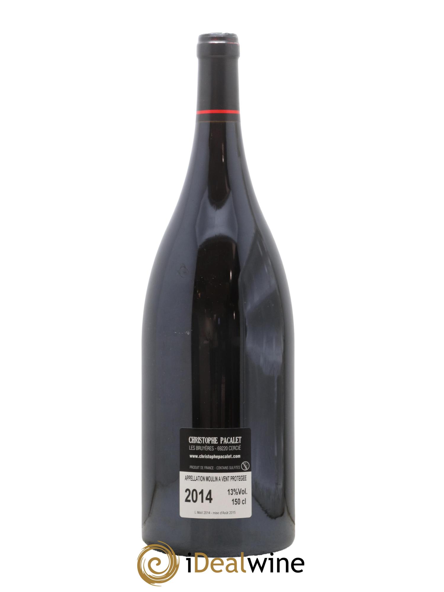 Moulin-à-Vent Domaine Christophe Pacalet 2014 - Lot de 1 magnum - 1
