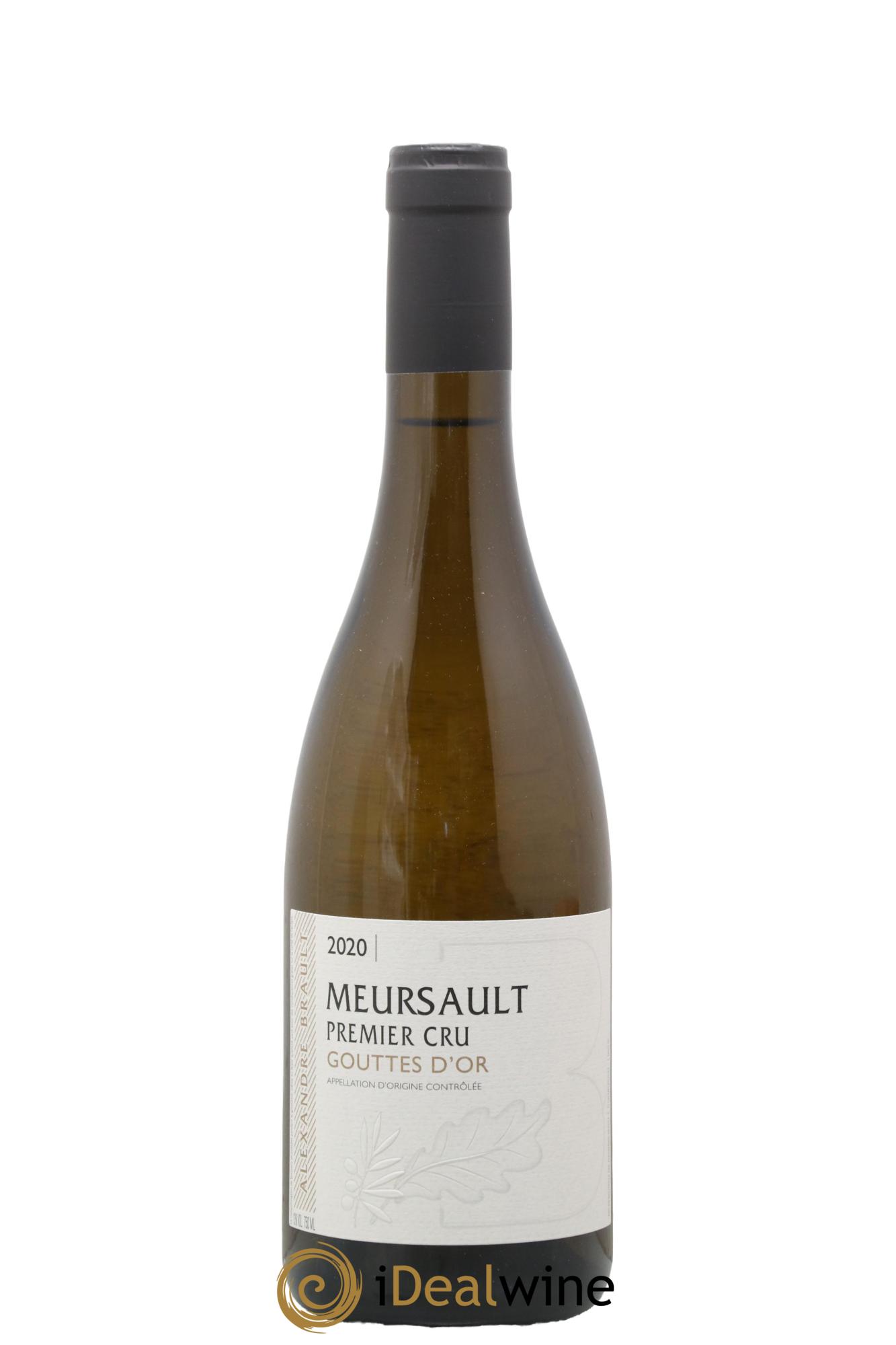 Meursault 1er Cru Gouttes d'Or Alexandre Brault 2020 - Lot de 1 bouteille - 0