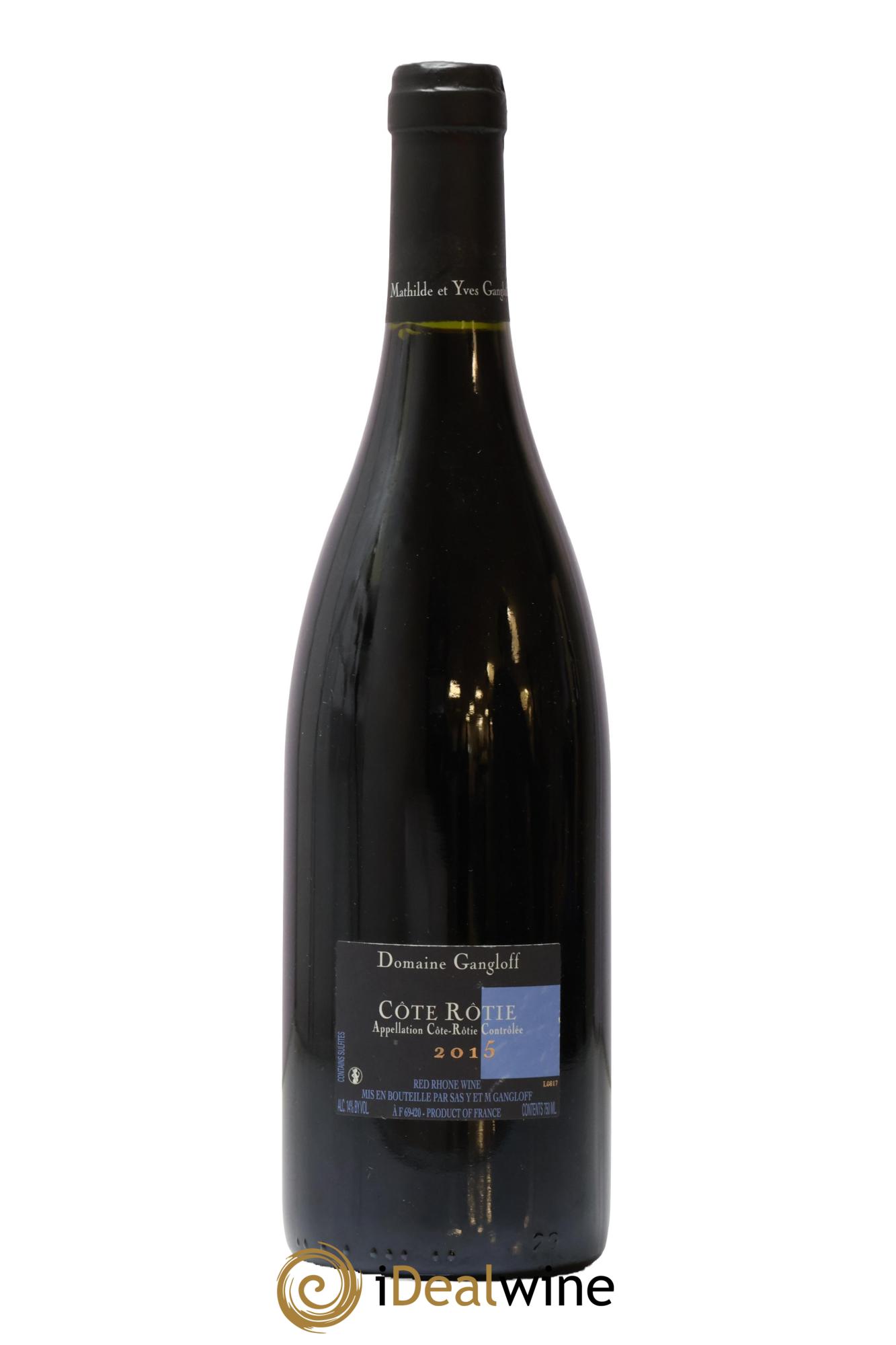 Côte-Rôtie La Barbarine Gangloff (Domaine) 2015 - Lot de 1 bouteille - 1