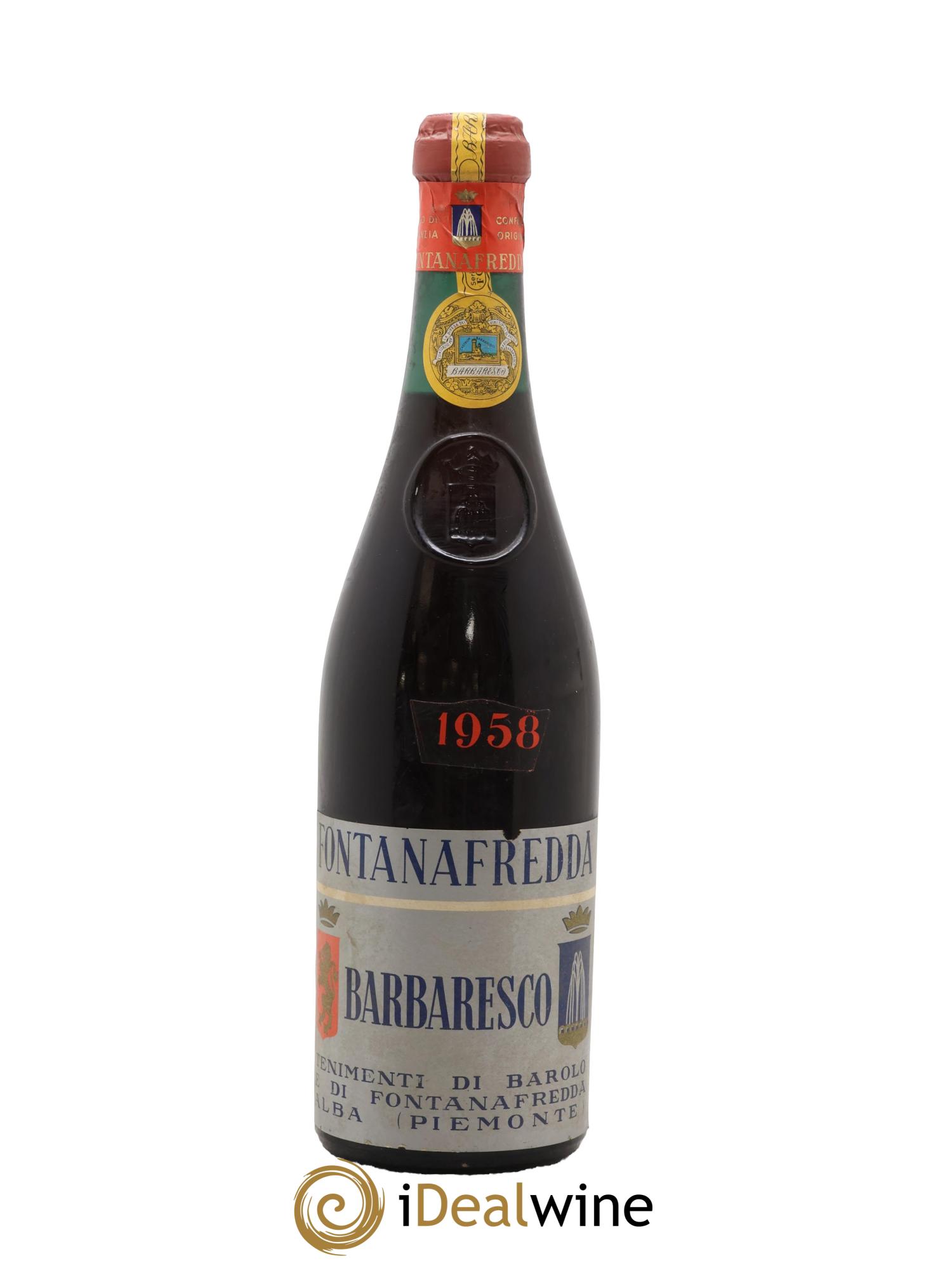 Barbaresco DOCG Fontanafredda 1958 - Lotto di 1 bottiglia - 0