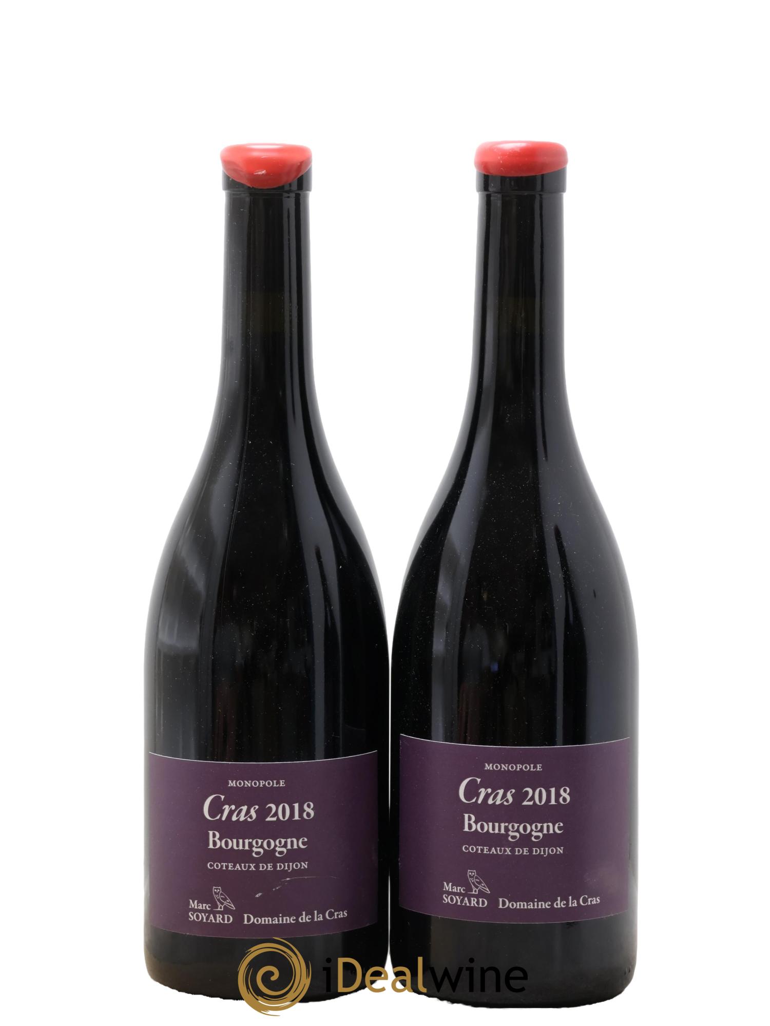 Bourgogne Cras Domaine de la Cras - Marc Soyard 2018 - Lot de 2 bouteilles - 0