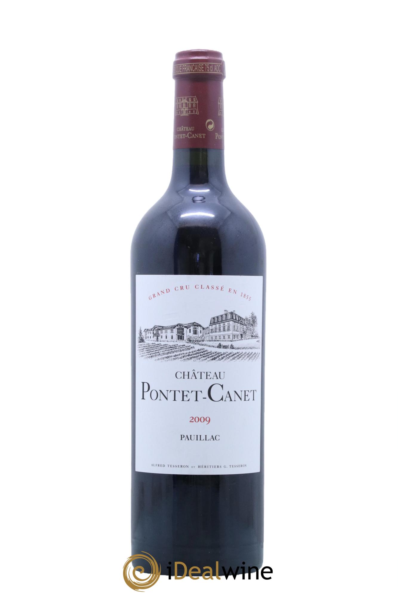 Château Pontet Canet 5ème Grand Cru Classé 2009 - Lot de 1 bouteille - 0
