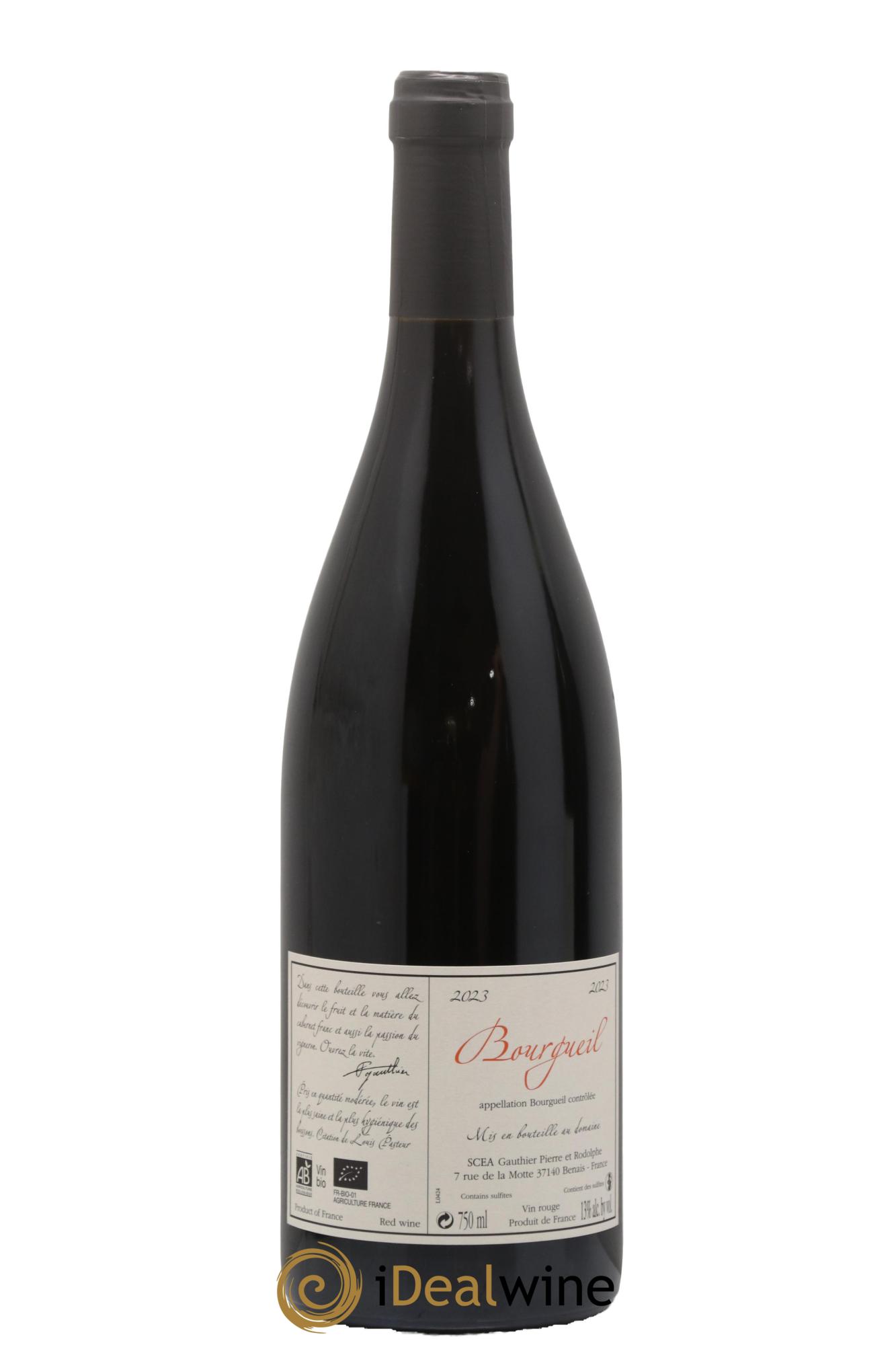 Bourgueil Jour de Soif Domaine du Bel Air 2023 - Lot de 1 bouteille - 1