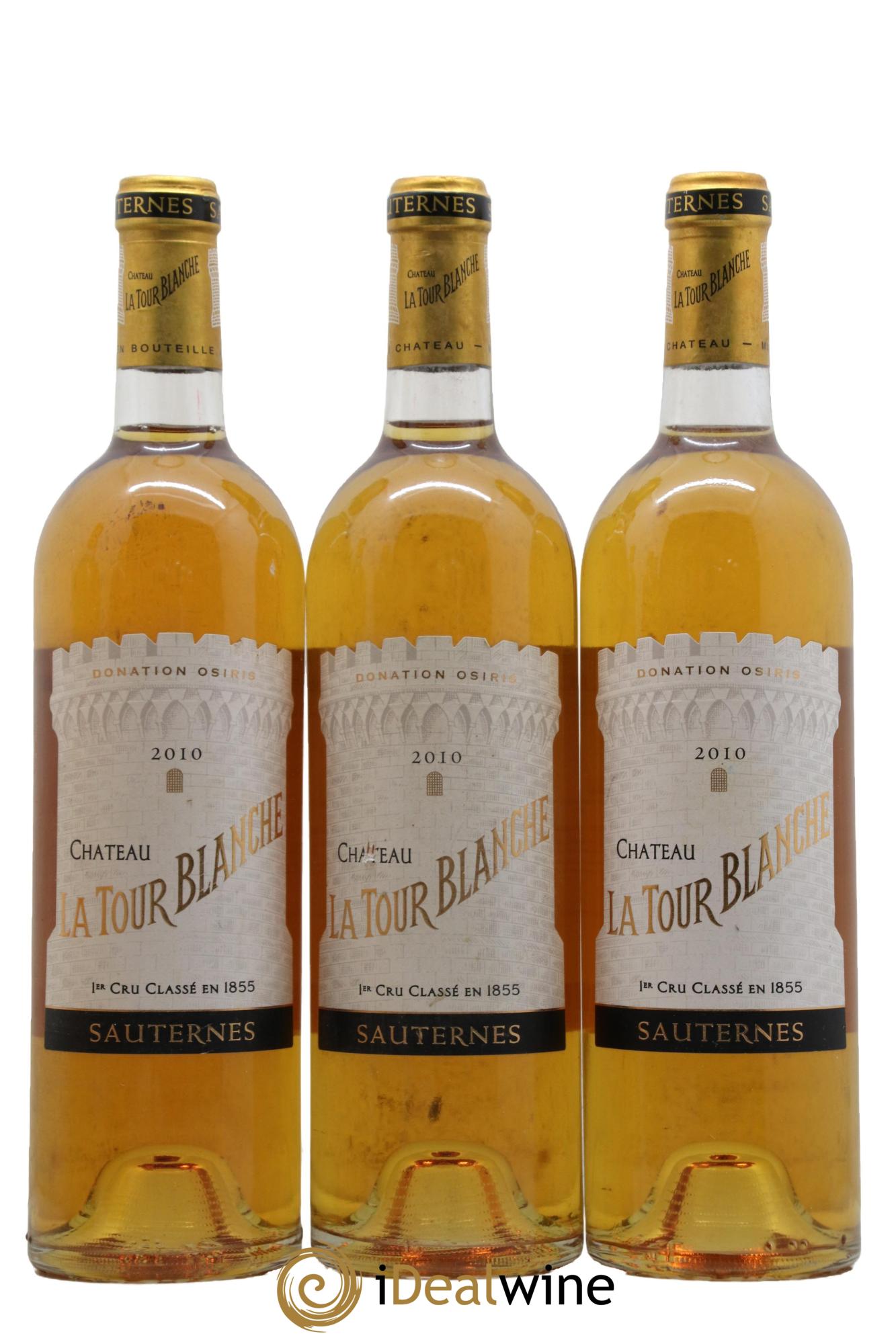 Château la Tour Blanche 1er Grand Cru Classé 2010 - Lotto di 3 bottiglie - 0