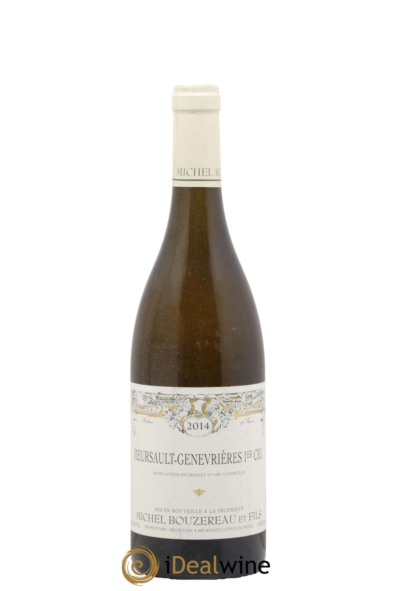 Meursault 1er Cru Les Genevrières Michel Bouzereau et Fils (Domaine) 2014 - Lot de 1 bouteille - 0