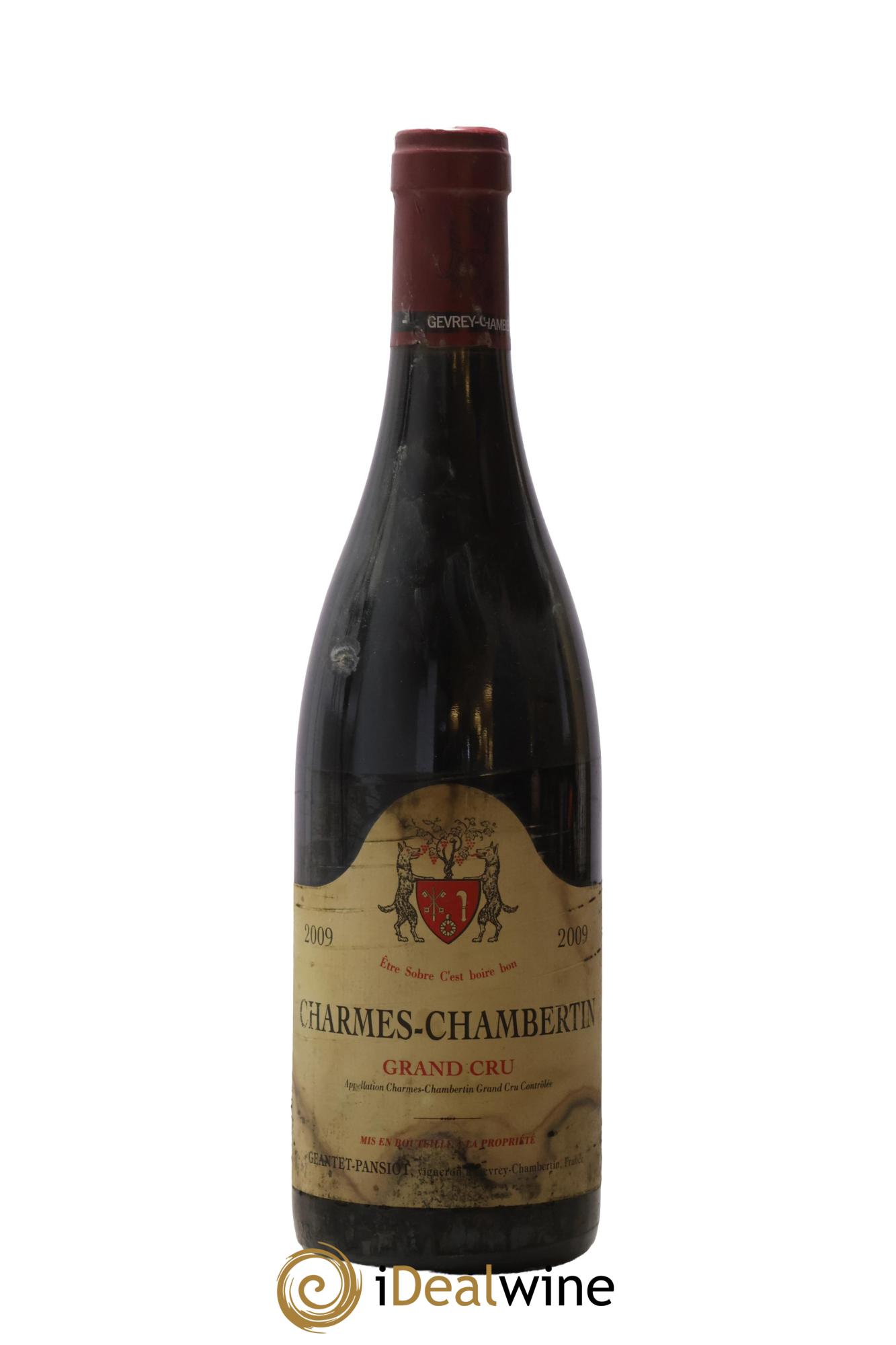 Charmes-Chambertin Grand Cru Geantet-Pansiot 2009 - Lot de 1 bouteille - 0