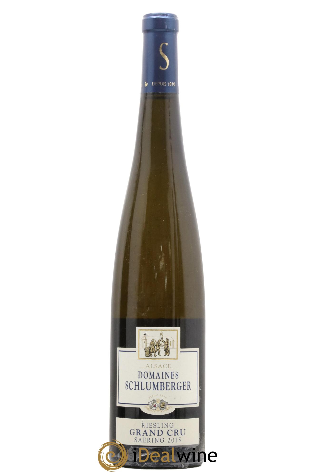 Alsace Riesling Grand Cru Saering Schlumberger 2015 - Lot de 1 bouteille - 0