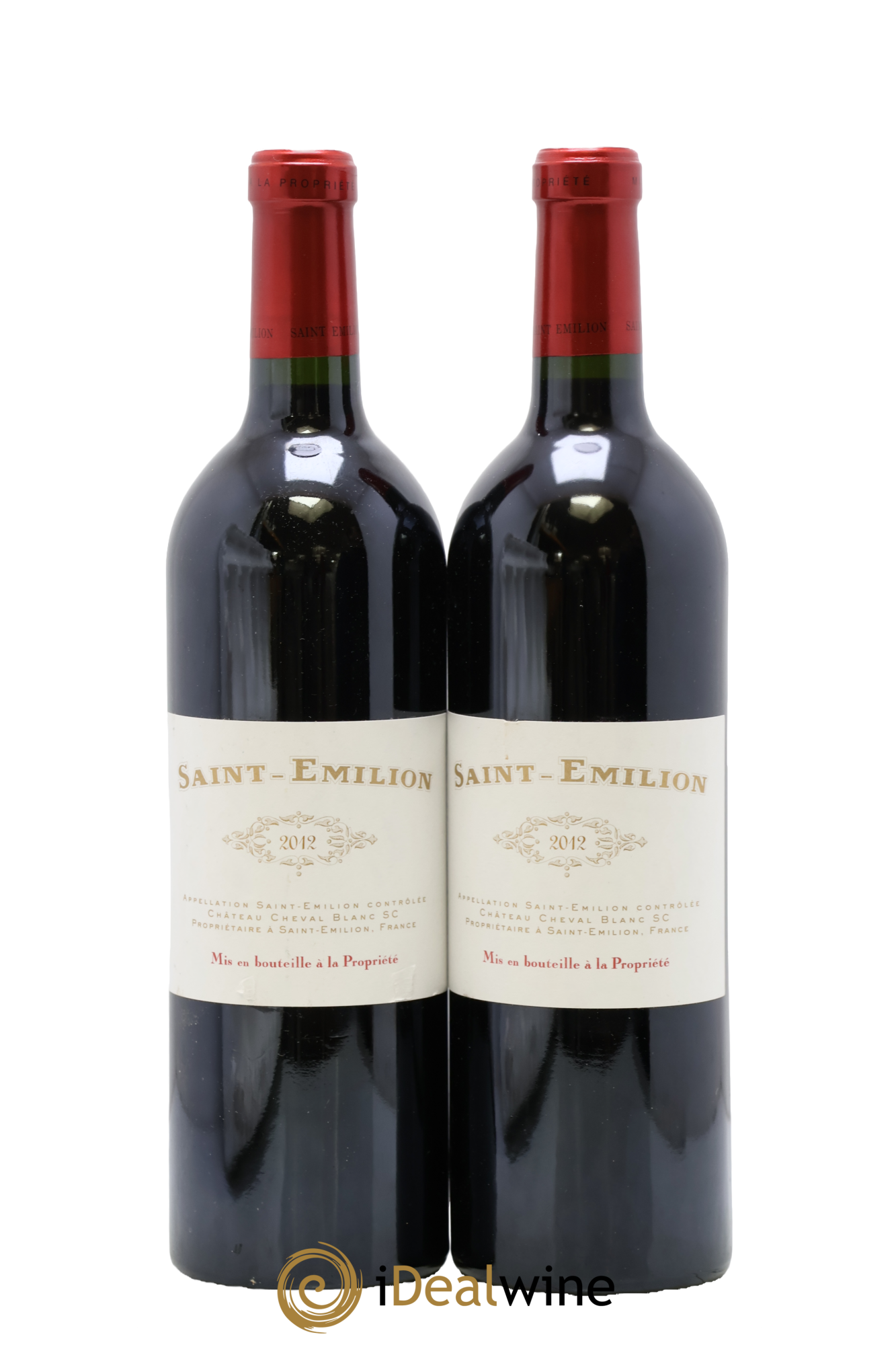 Saint-Émilion de Cheval Blanc (3ème vin) 2012 - Lot de 2 bouteilles - 0