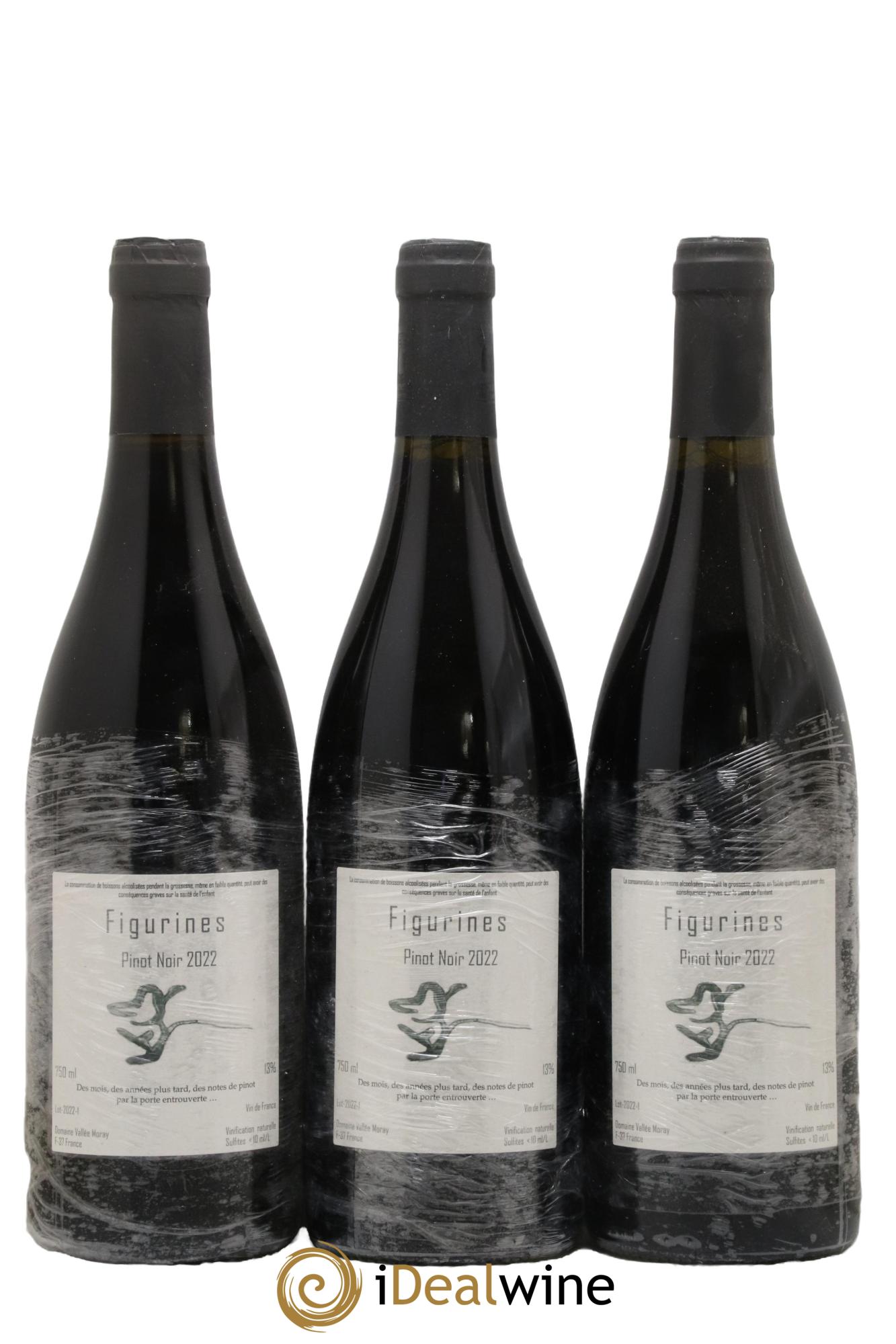 Vin de France Figurines Domaine De La Vallee Moray 2022 - Lot de 3 bouteilles - 0