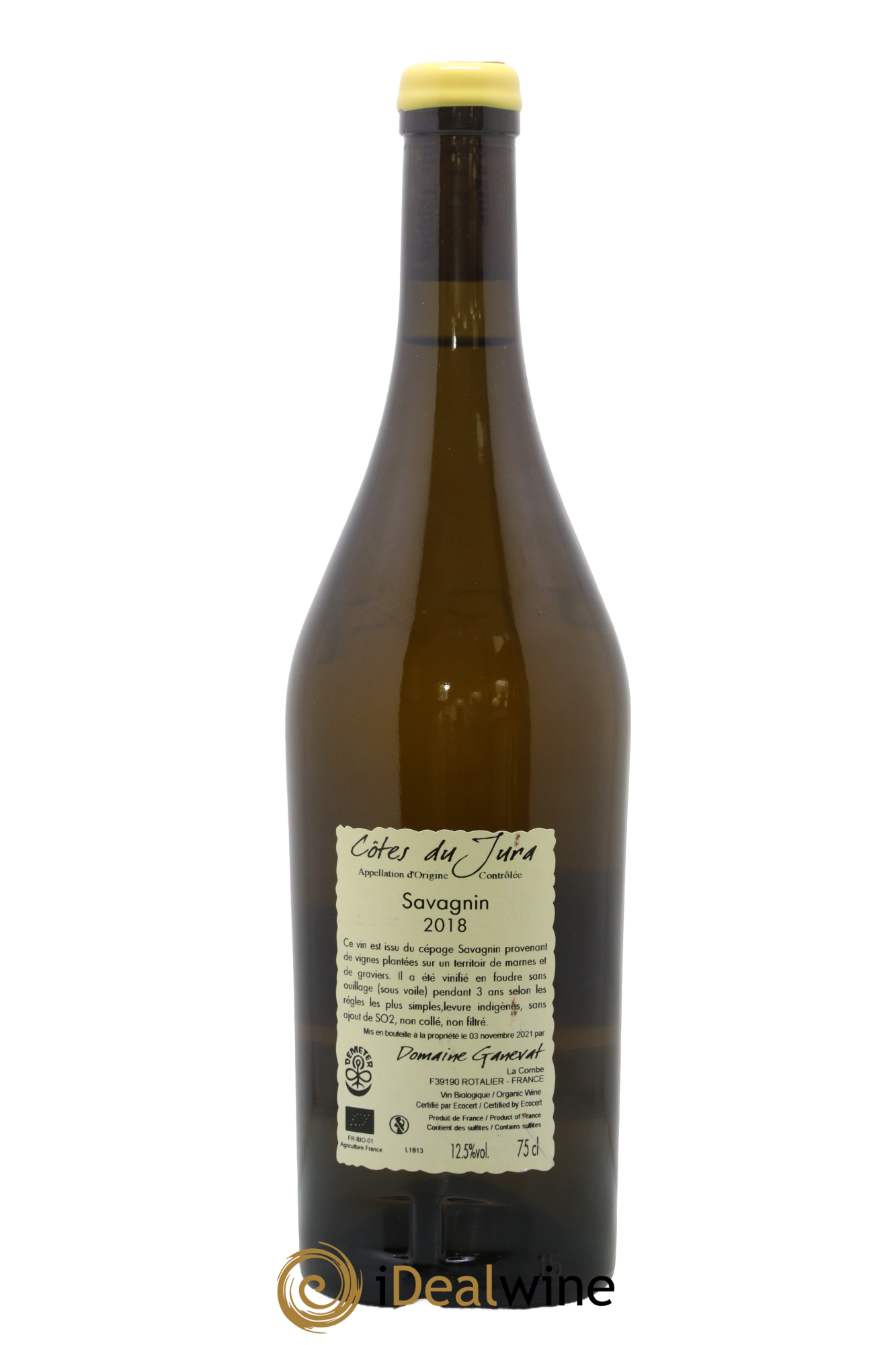 Côtes du Jura Les Grands Teppes Savagnin (sous voile) Jean-François Ganevat (Domaine) 2018 - Posten von 1 Flasche - 1