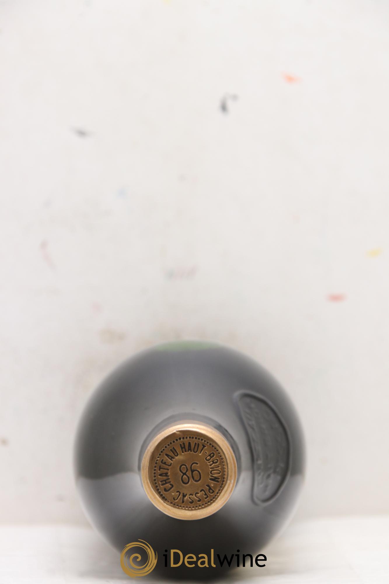 Château Haut Brion 1er Grand Cru Classé 1986 - Lot de 1 bouteille - 1