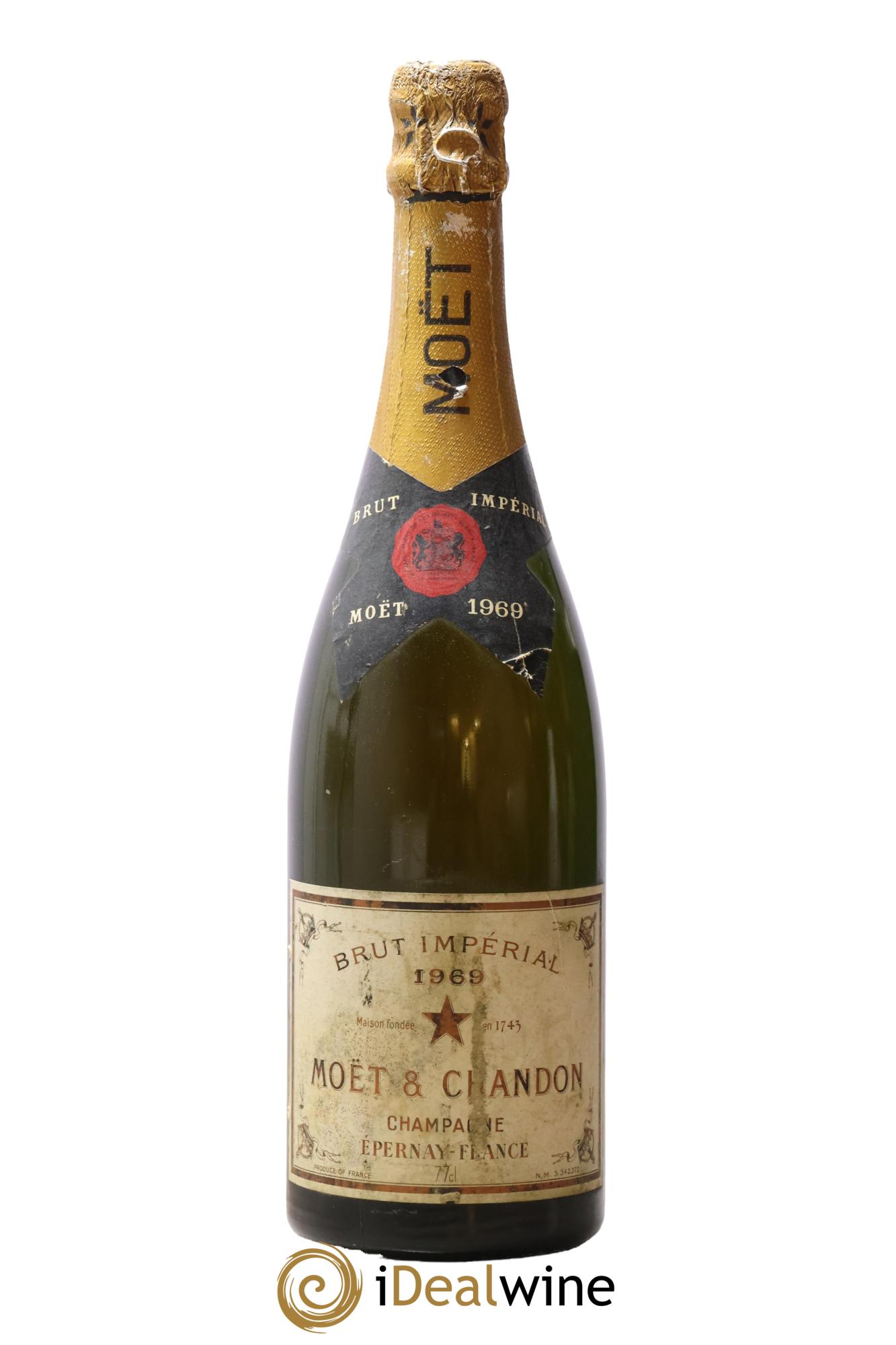 Impérial Brut Moët et Chandon 1969 - Posten von 1 Flasche - 0
