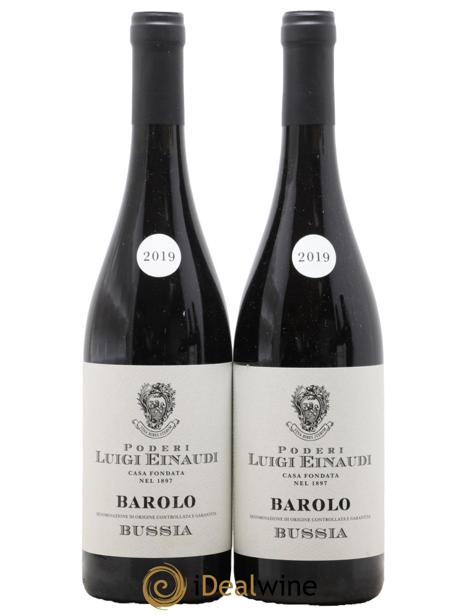 Barolo Bussia Luigi Einaudi 2019 - Lot de 2 bouteilles - 0